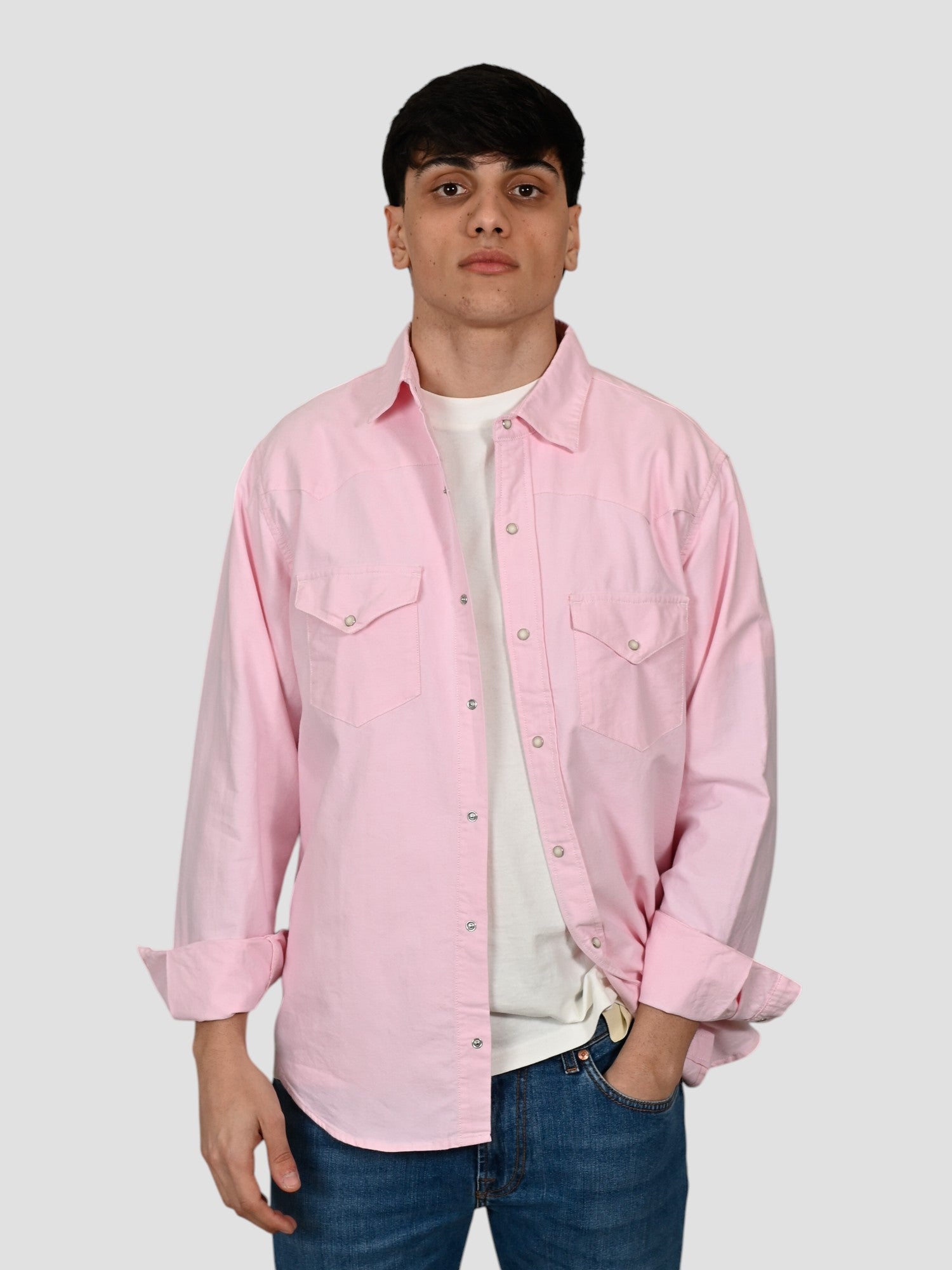 Camicia light pink WESTERN OXFORD flagstaff WESTERN OXFORD LIGHT PINK CHESAPEAKE'S