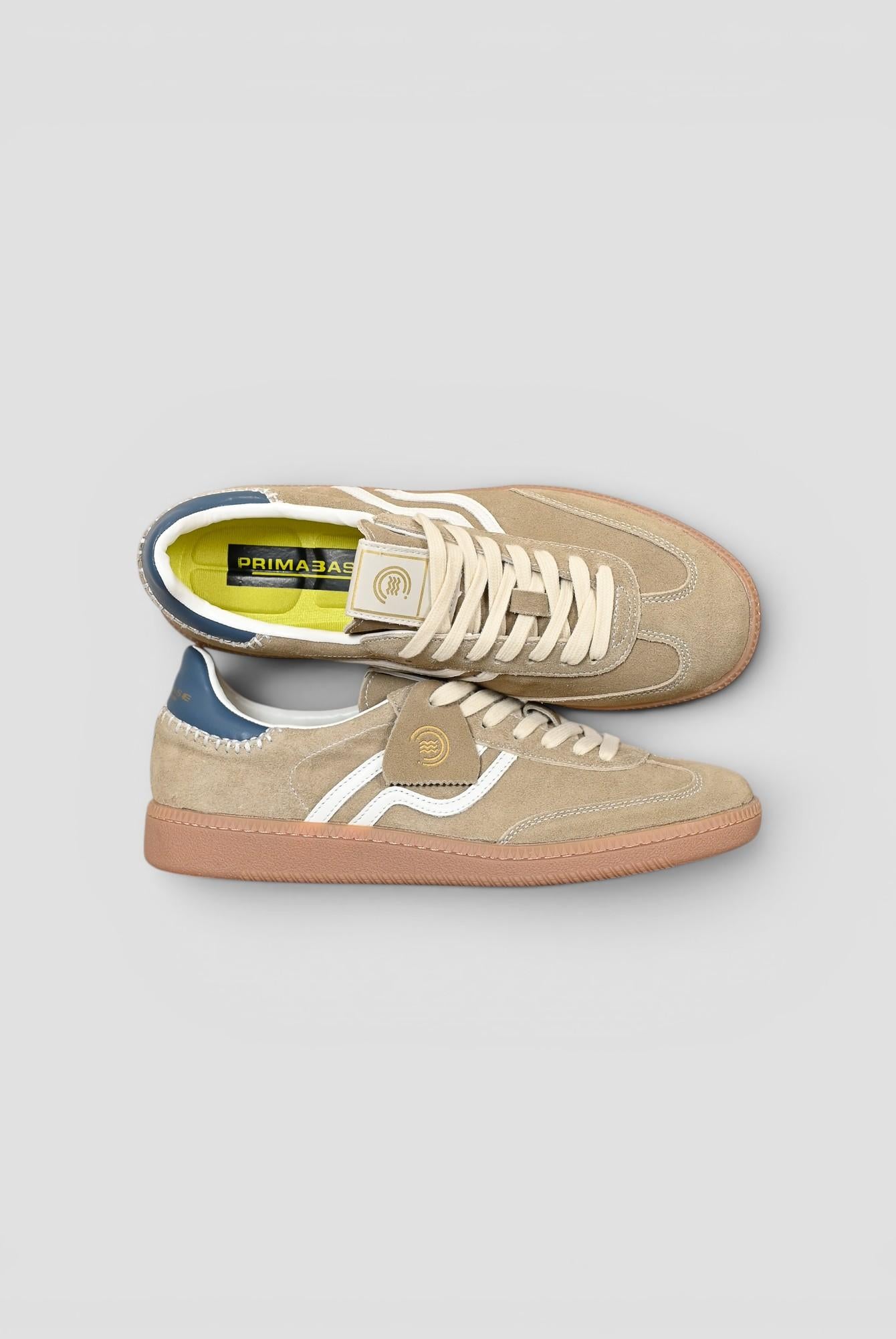 Sneakers suede 51461 012 sabbia blu 51461 012 PRIMABASE