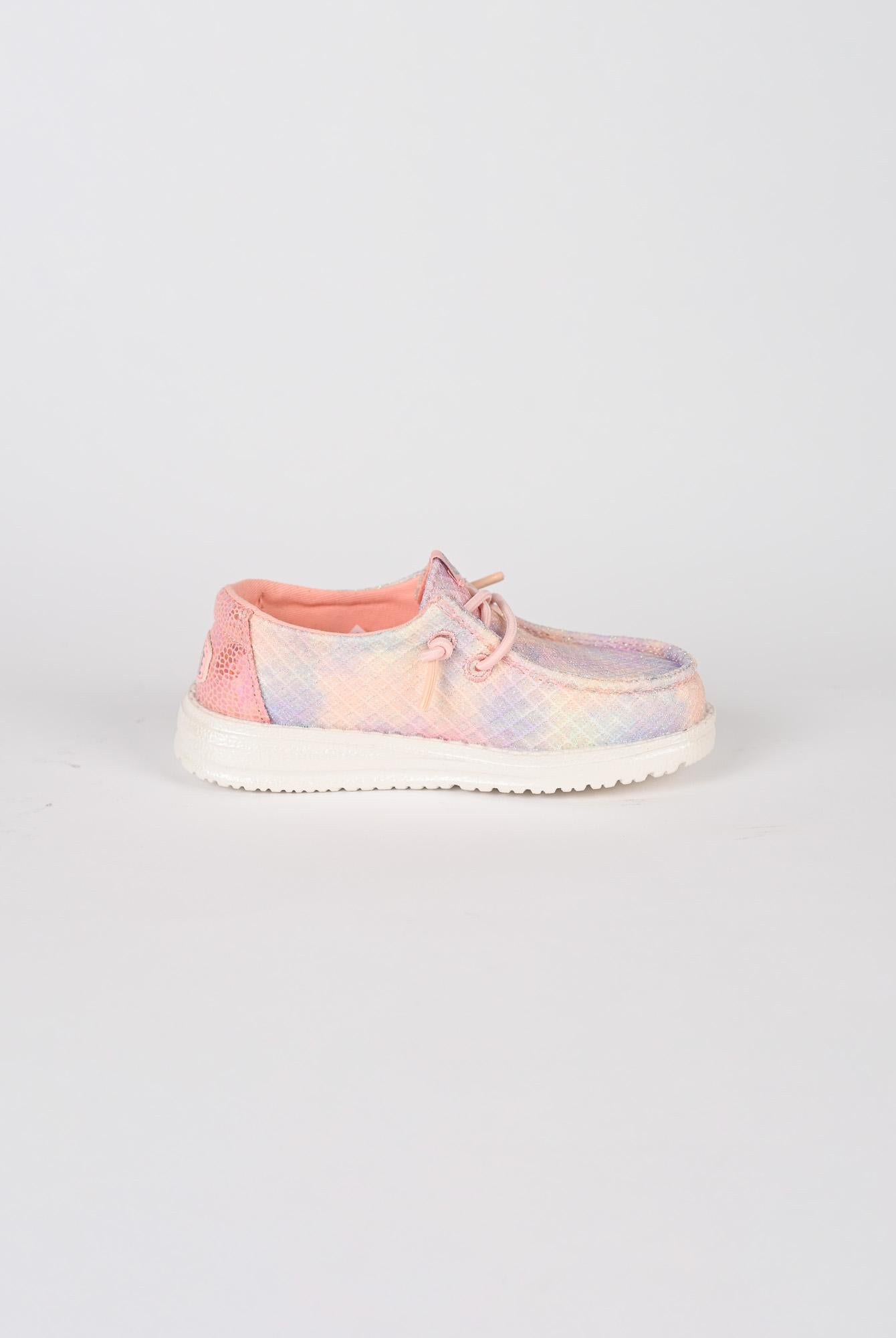 Slip-on baby WENDY MERMAID coral pink WENDY MERMAID CORAL PINK HEY DUDE