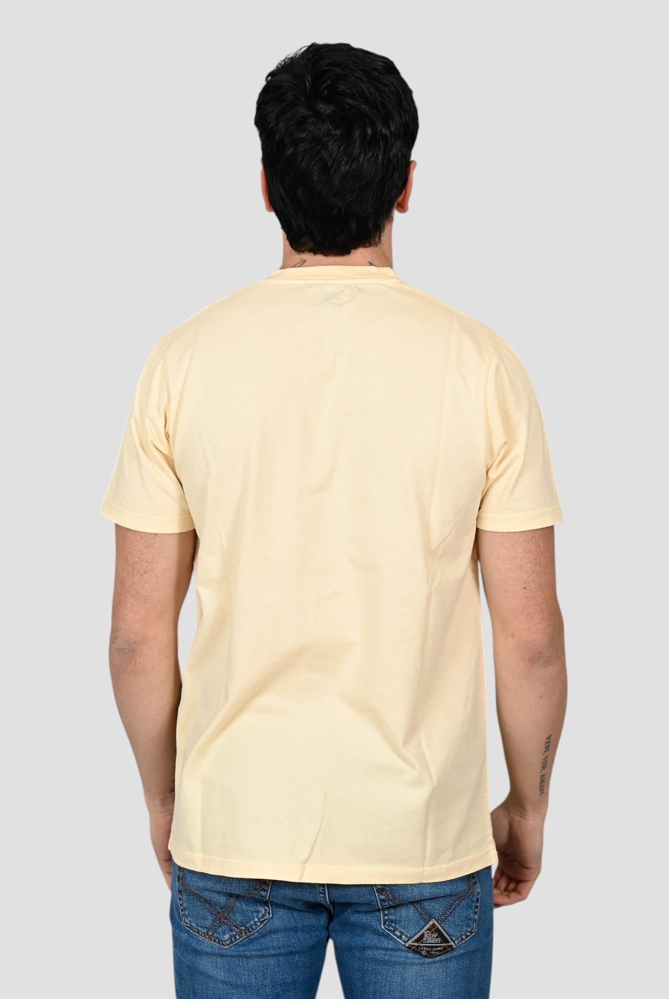 T-shirt light yellow POCKET MAN POCKET MAN LIGHT YELLOW ROY ROGER'S