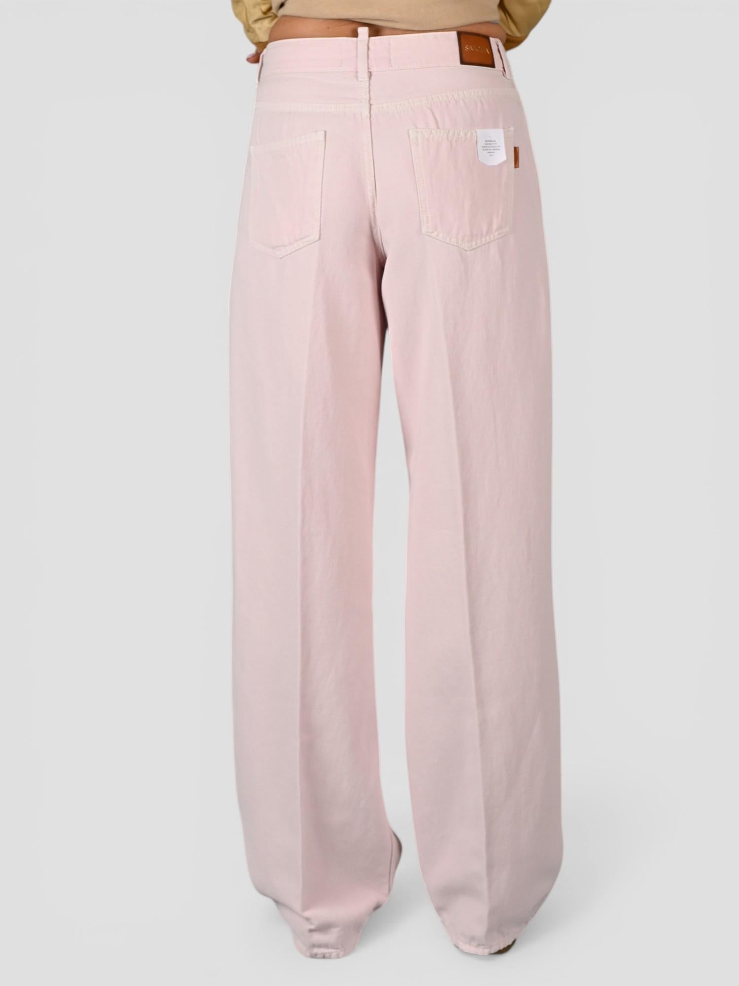 Pantalone rosa ANNA 2410 wide leg ANNA 2410C0184 T0104 SIVIGLIA