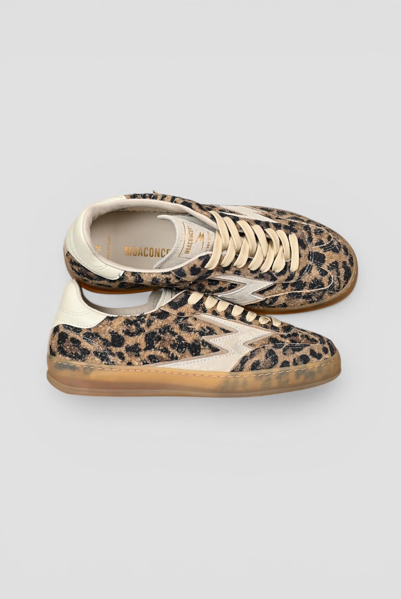 Sneakers CLUB DELUXE sand leopard CL071 LEOPARD MOACONCEPT