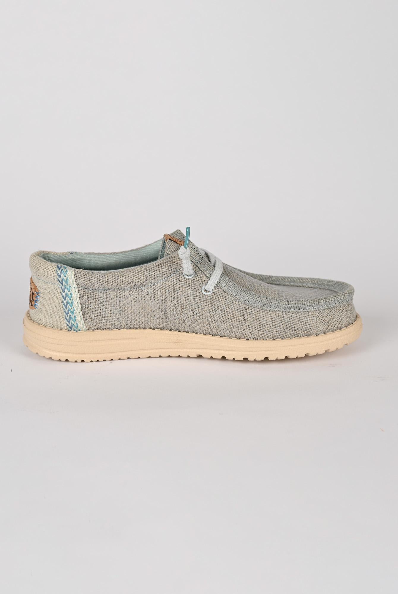 Scarpe leggere WALLY JUTE cloud blue WALLY JUTE CLOUD BLU HEY DUDE
