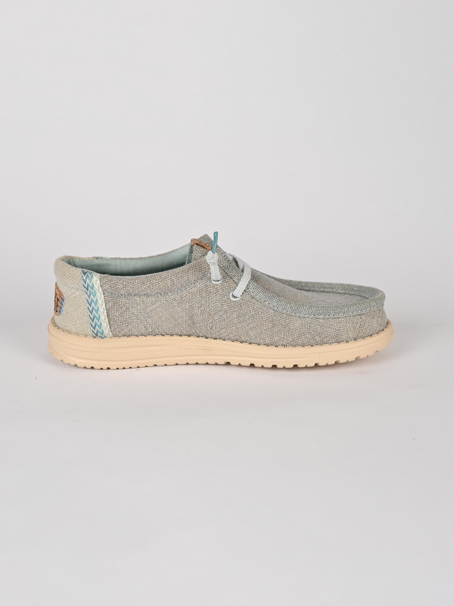 Scarpe leggere WALLY JUTE cloud blue WALLY JUTE CLOUD BLU HEY DUDE