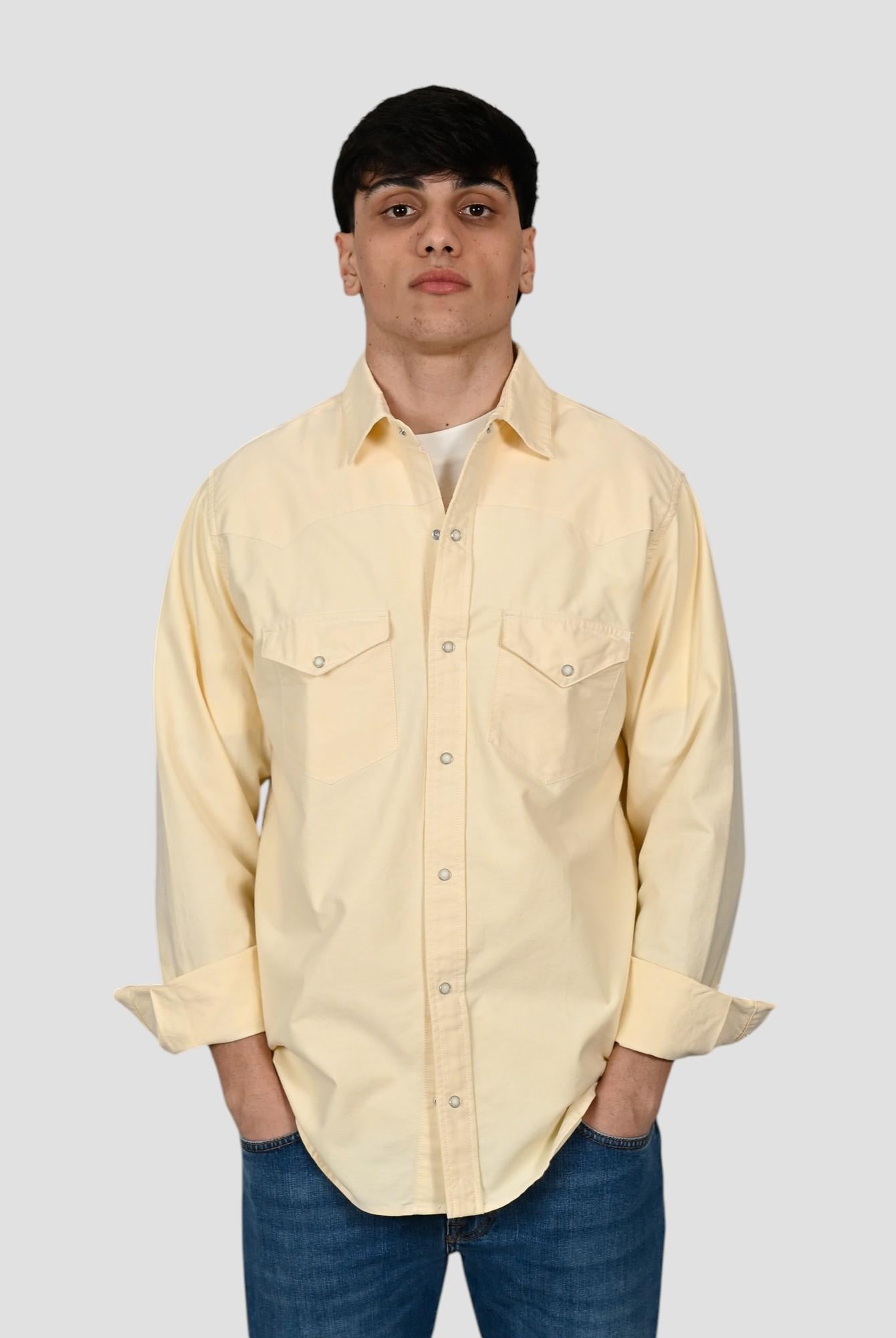 Camicia light yellow WESTERN OXFORD flagstaff WESTERN OXFORD LIGHT YELLOW CHESAPEAKE'S