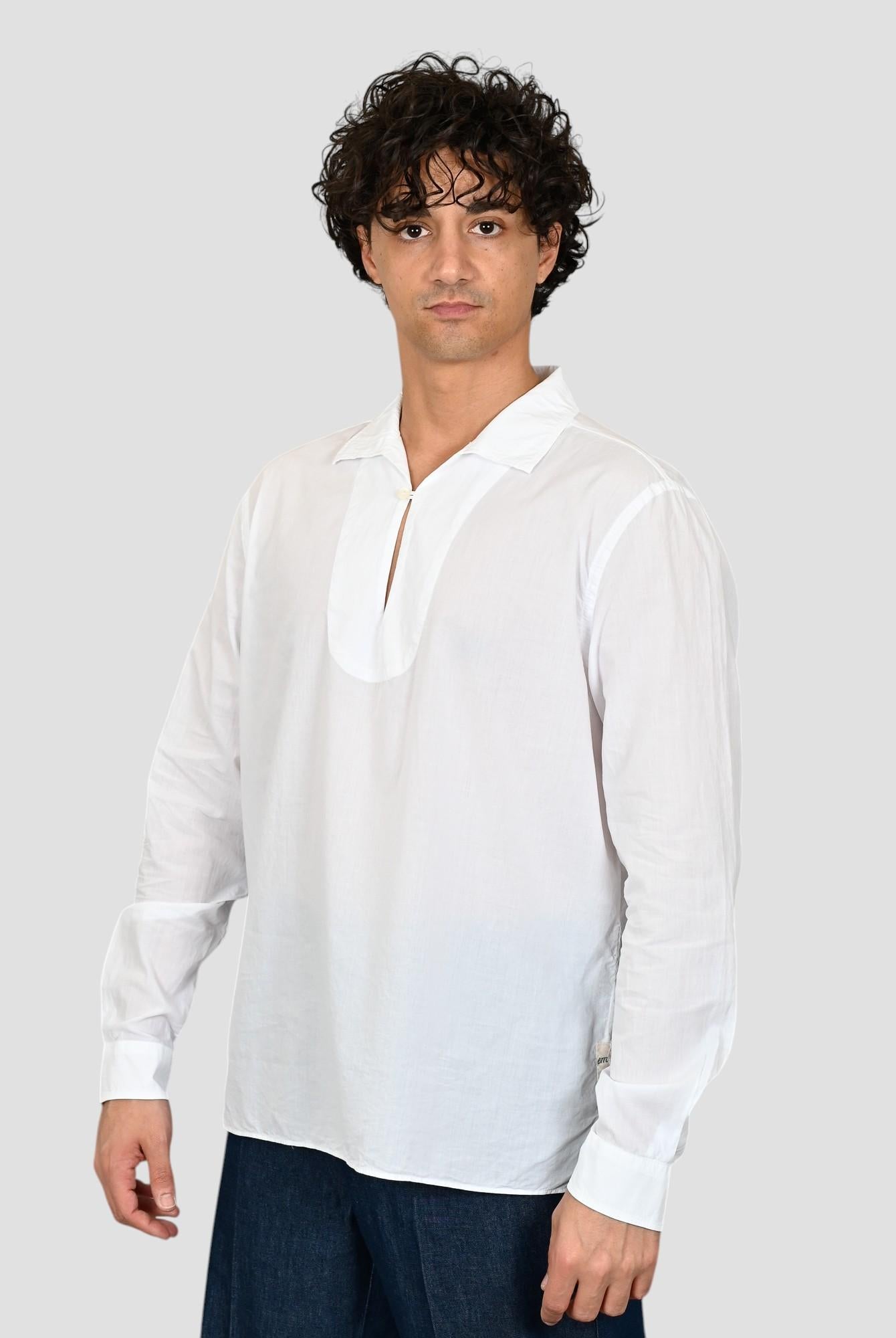 Camicia mussola SMKLTH bianca leggera SMKLTH6UA1 BIANCA TINTORIA MATTEI