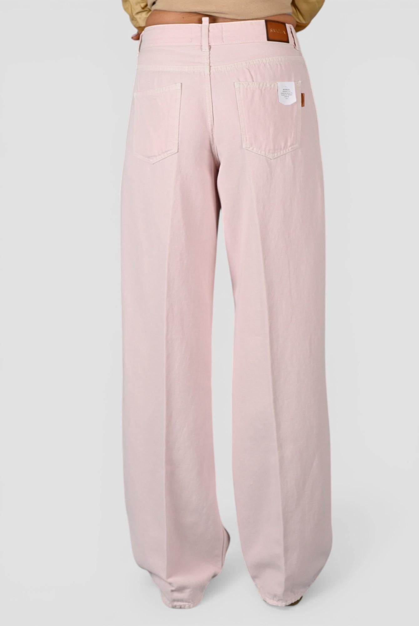 Pantalone rosa ANNA 2410 wide leg ANNA 2410C0184 T0104 SIVIGLIA