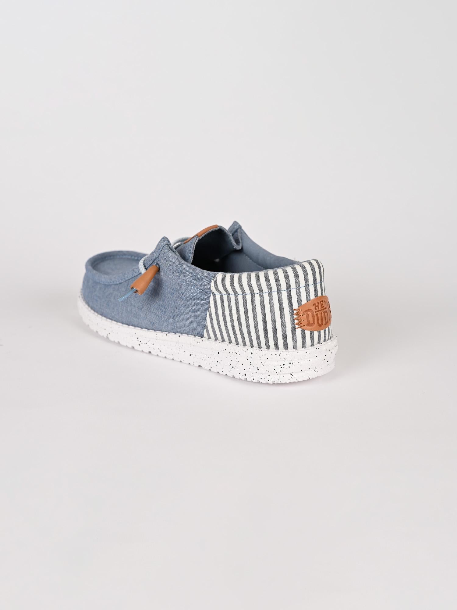 Scarpe leggere WALLY FUNK denim WALLY FUNK NU PREP FADED DENIM HEY DUDE