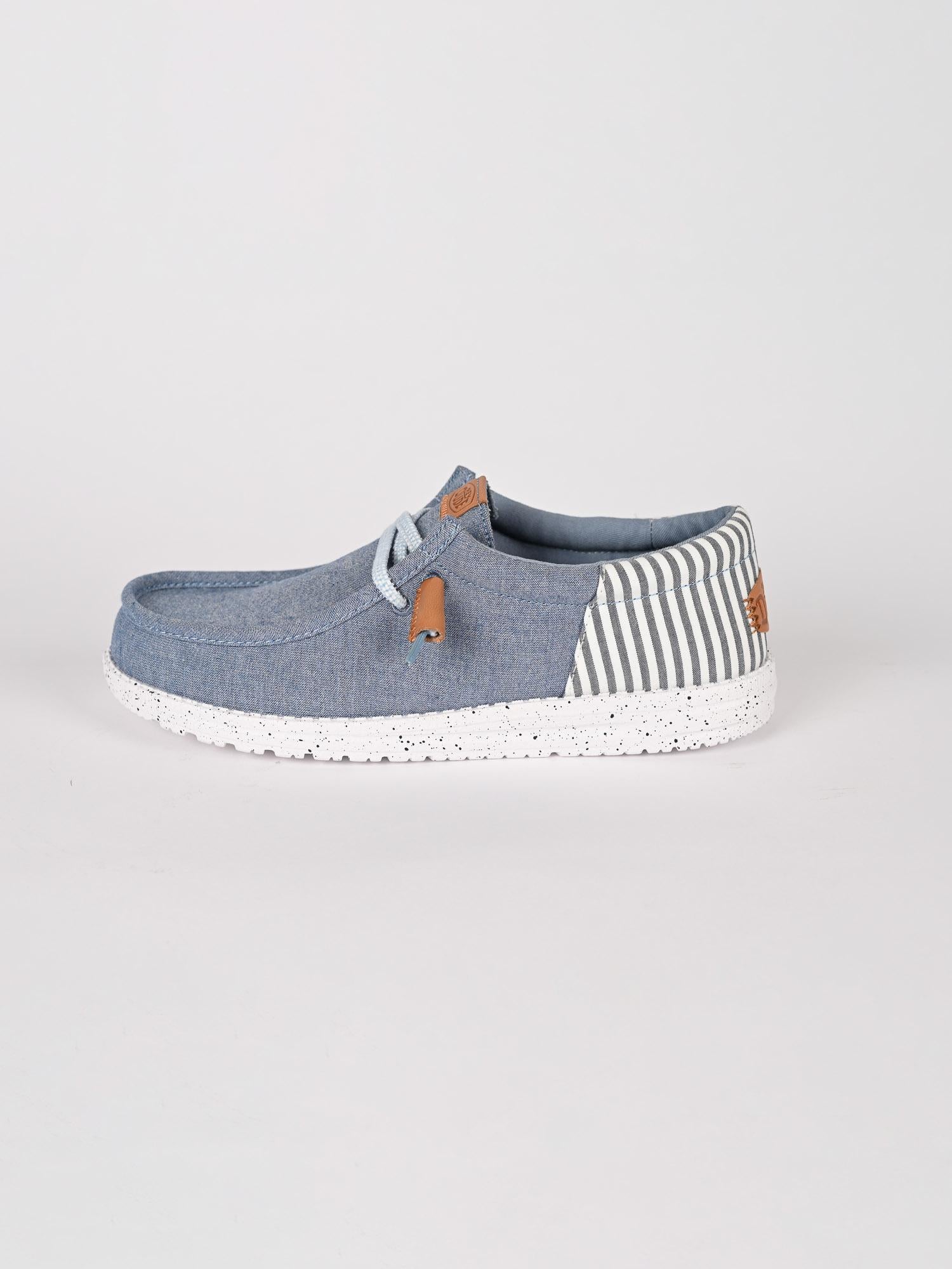 Scarpe leggere WALLY FUNK denim WALLY FUNK NU PREP FADED DENIM HEY DUDE