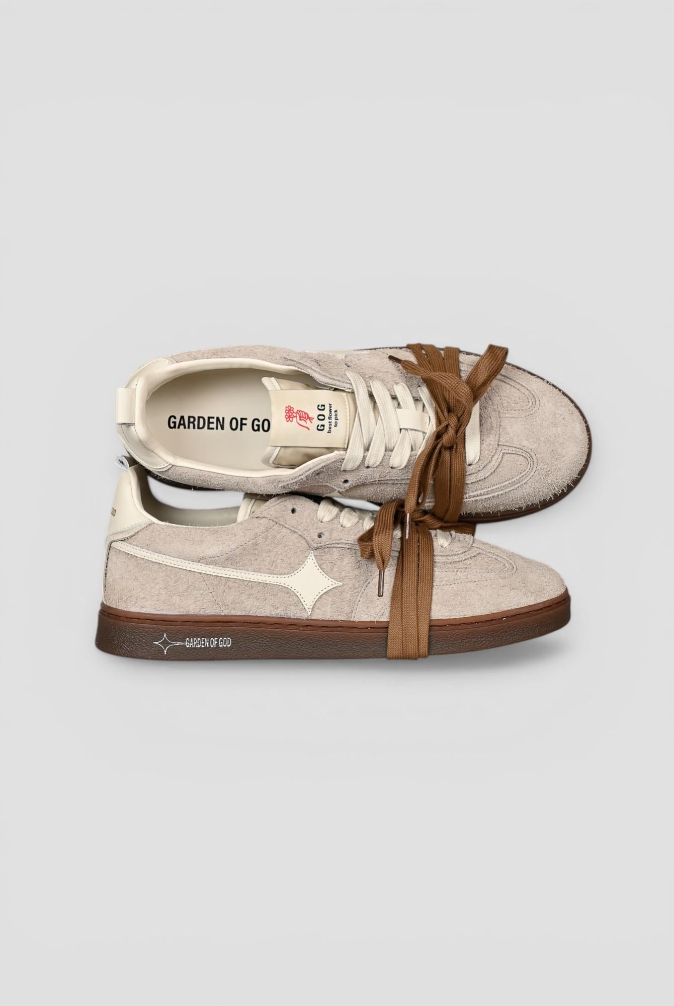 Sneakers taupe EARTH HAIRY suede EARTH SUEDE HAIRY GARDEN OF GOD