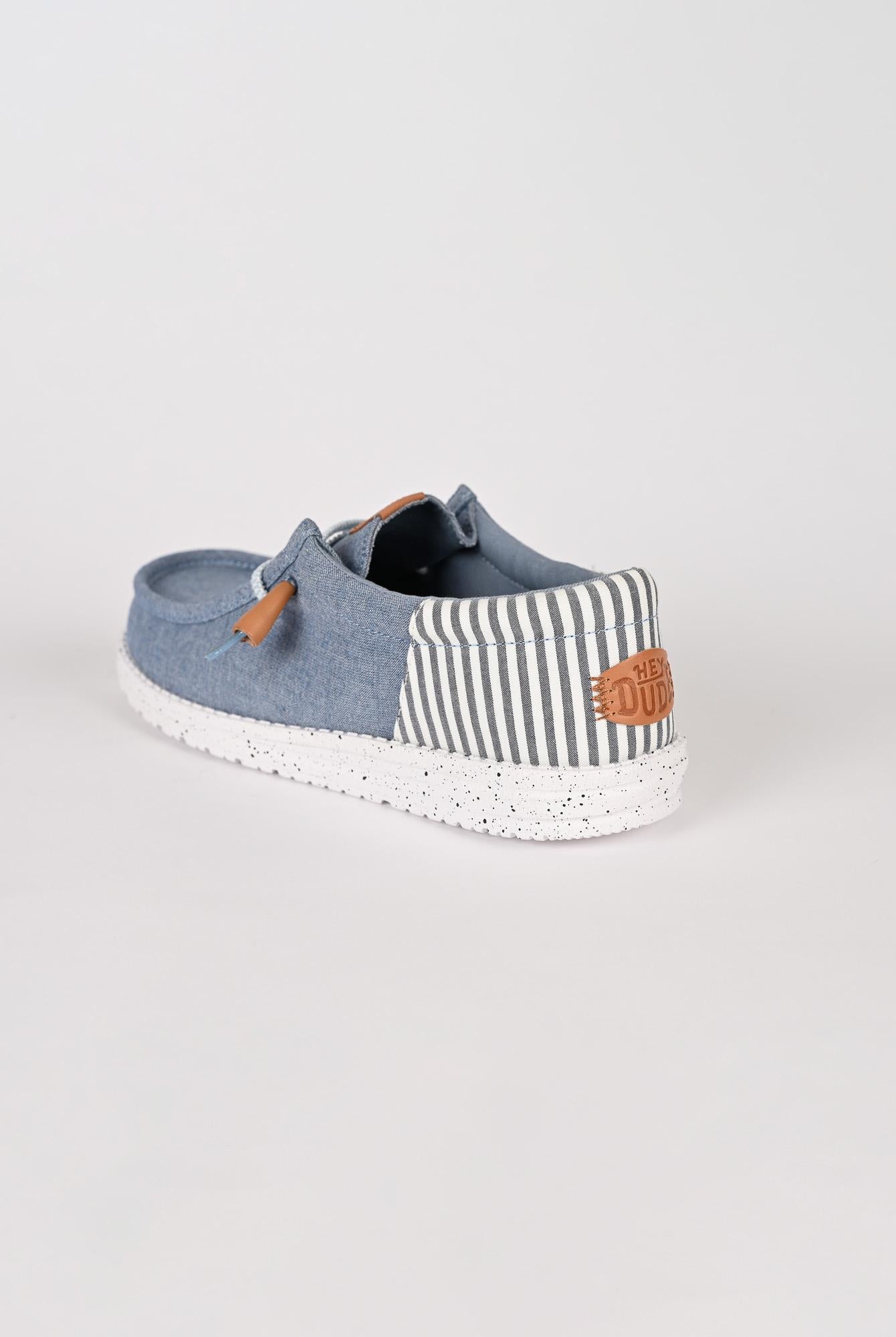 Scarpe leggere WALLY FUNK denim WALLY FUNK NU PREP FADED DENIM HEY DUDE