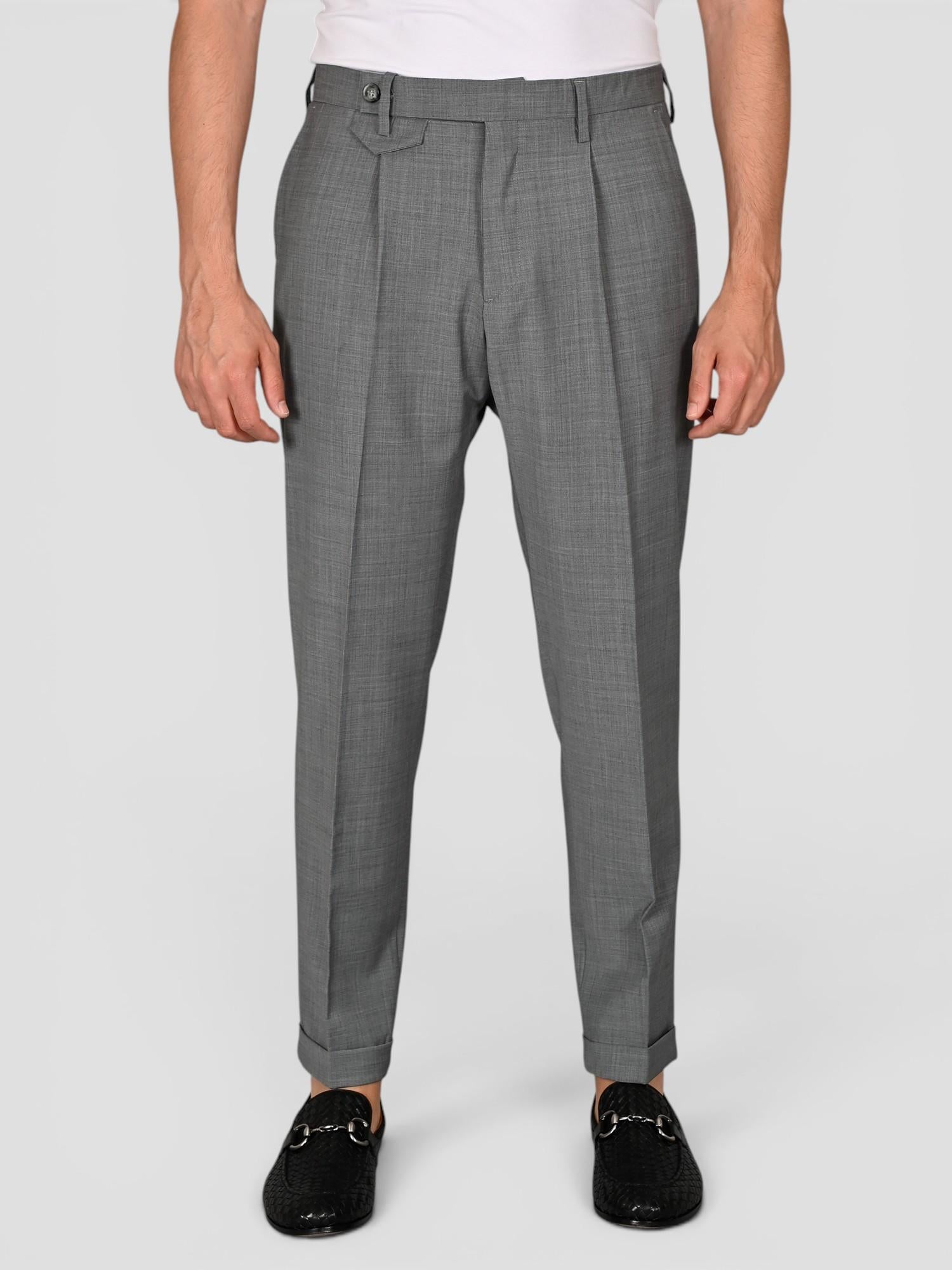 Pantalone grigio GABRIELT 244 FRESCO LANA FRANCESCOT244 GRIGIO VANDOM