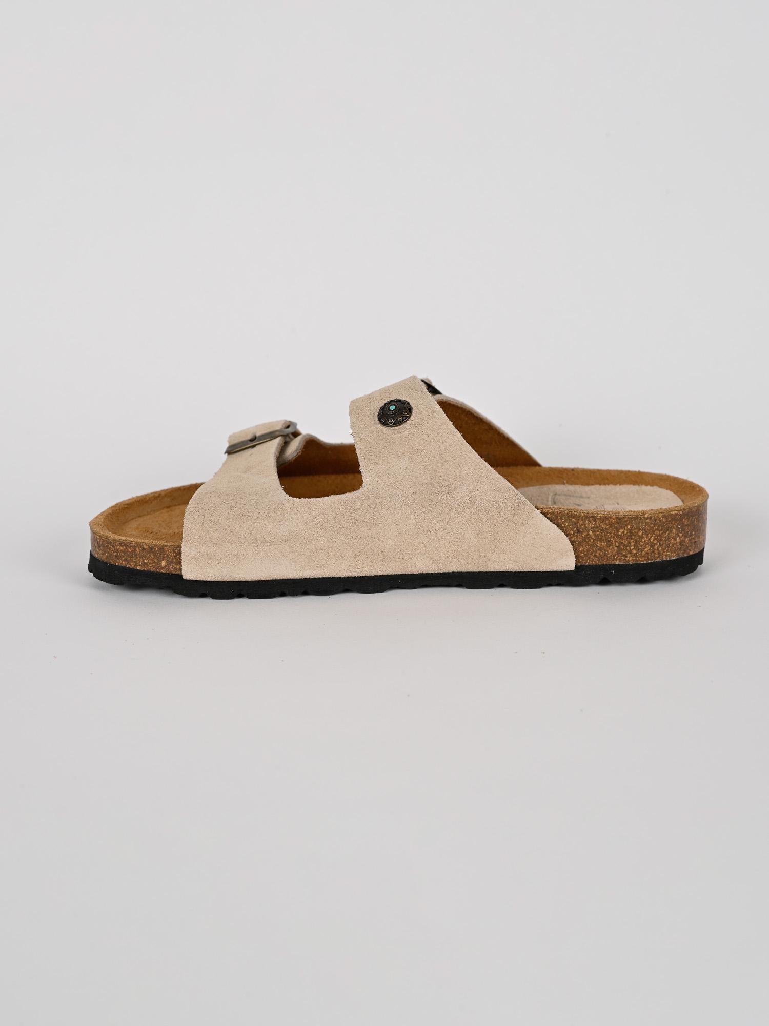 Sandalo donna JURERE suede crudo JURERÈ 186 CRUDO LAGOA