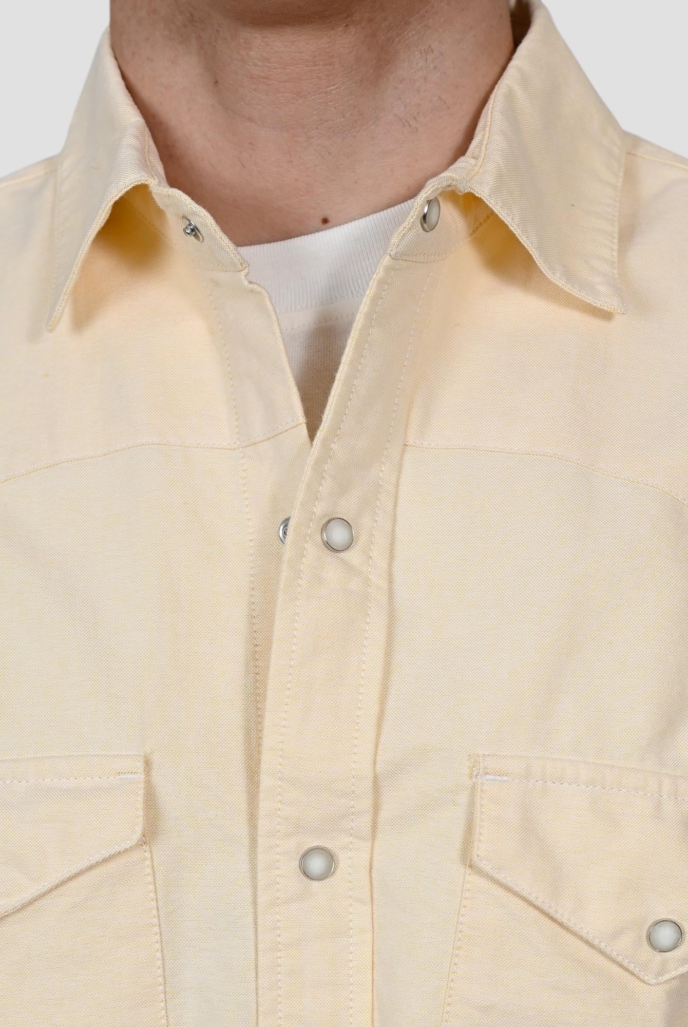 Camicia light yellow WESTERN OXFORD flagstaff WESTERN OXFORD LIGHT YELLOW CHESAPEAKE'S