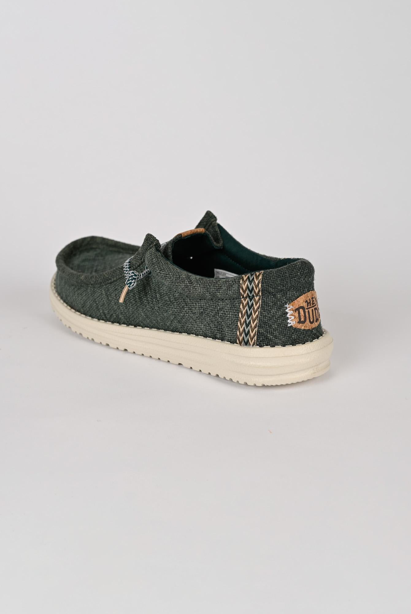Scarpe leggere WALLY JUTE sea green WALLY JUTE SEA GREEN HEY DUDE