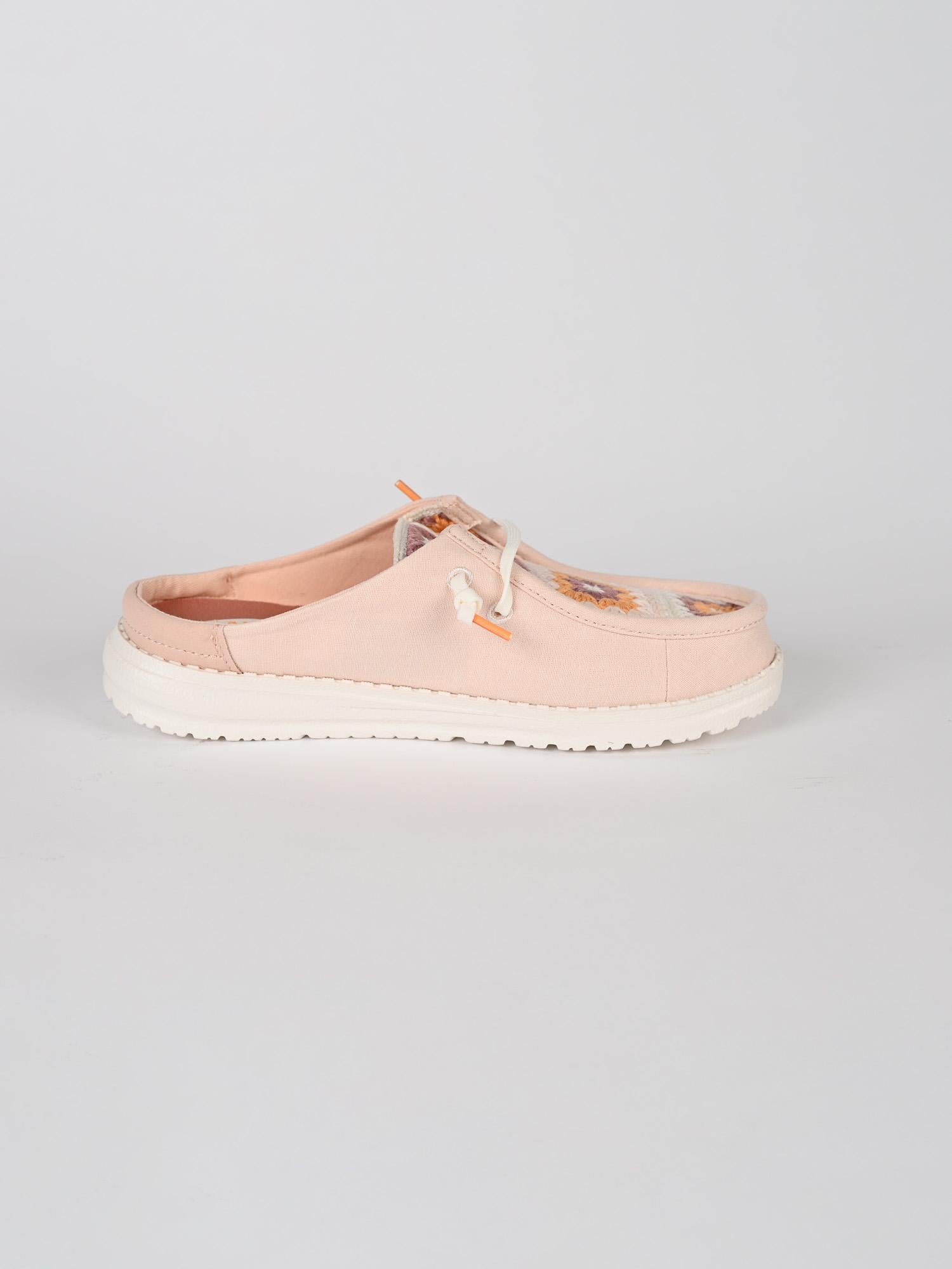 Sabot crochet WENDY COTTAGE pink WENDY SLIP COTTAGE PINK-MULTI HEY DUDE