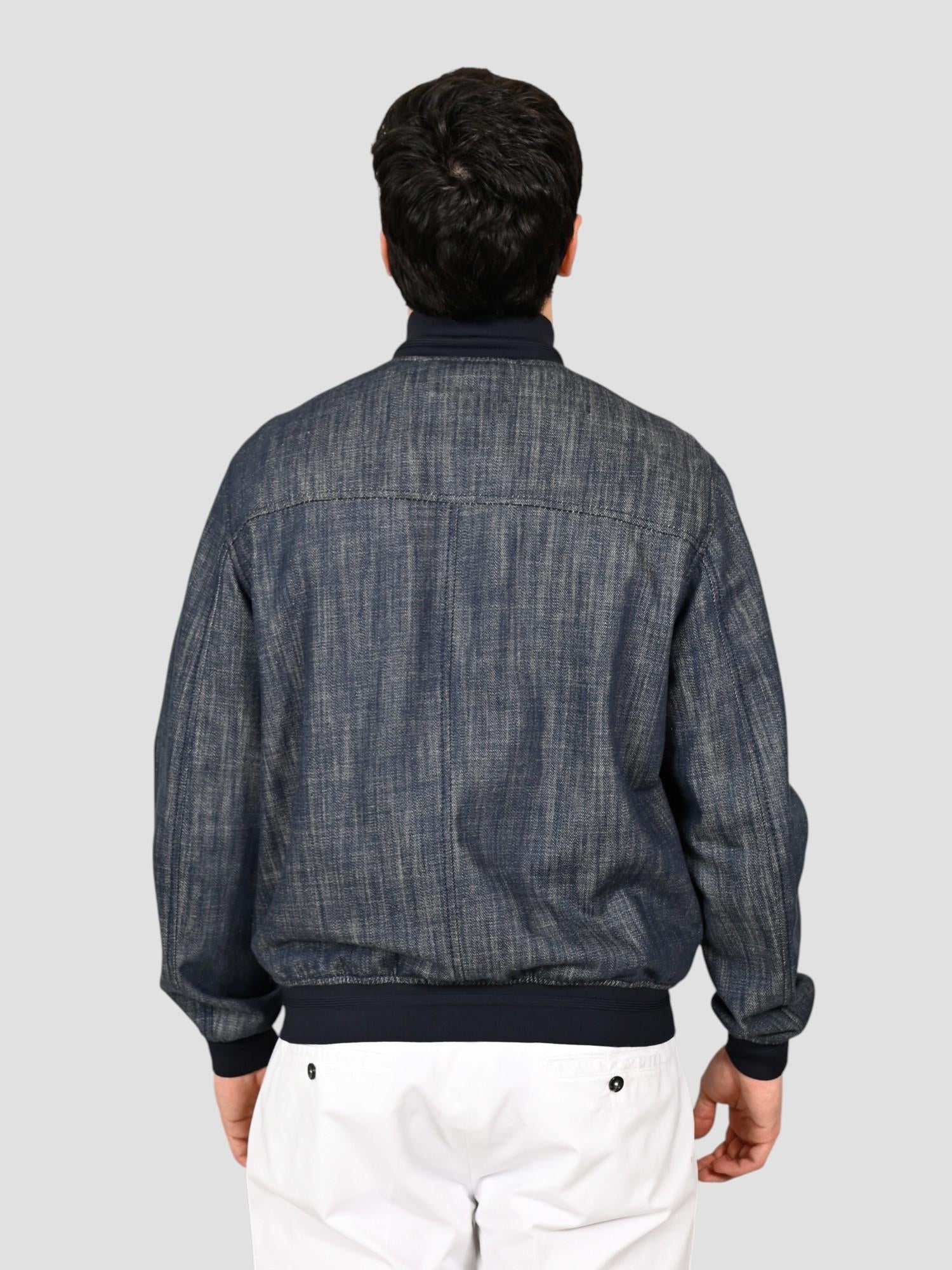 Giubbino ARGO DENIM suede dark brown ARGO DENIM DARK BROWN THE JACK LEATHERS