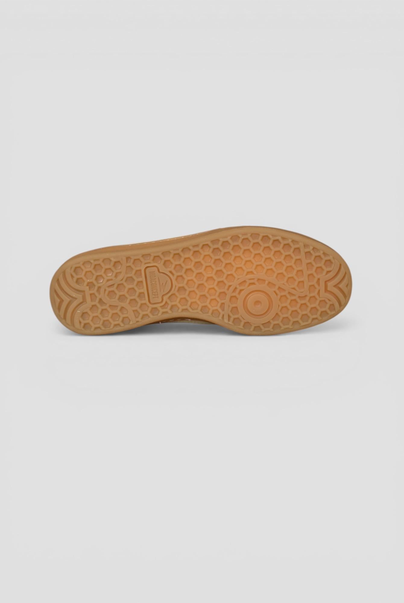 Sneakers CLUB PATCHWORK sand and cognac CL264 PATCHWORK MOACONCEPT