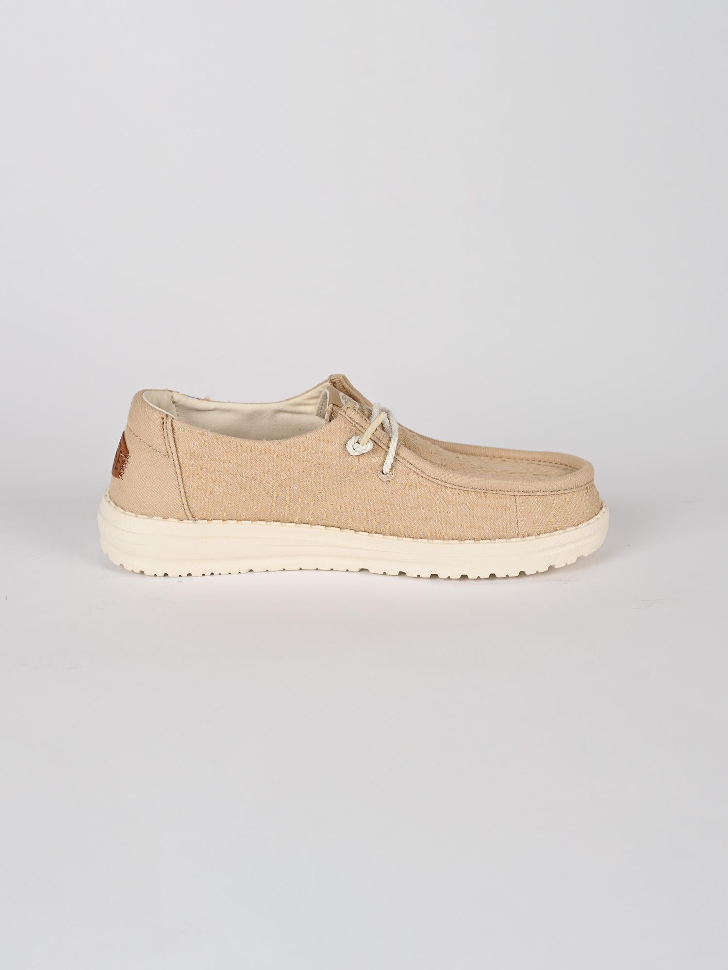 Slip-on canvas WENDY PERF irish cream WENDY PERF CANVAS IRISH CREAM HEY DUDE