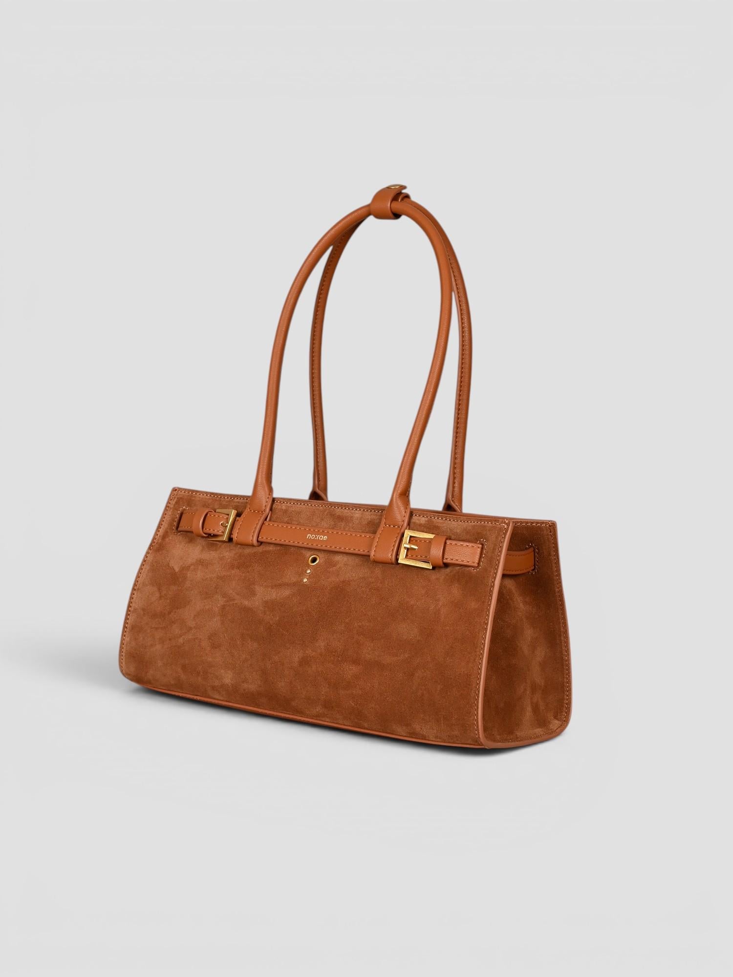 Baguette VALEGRO suede tobacco N61-DS-29 TOBACCO NO:RAE
