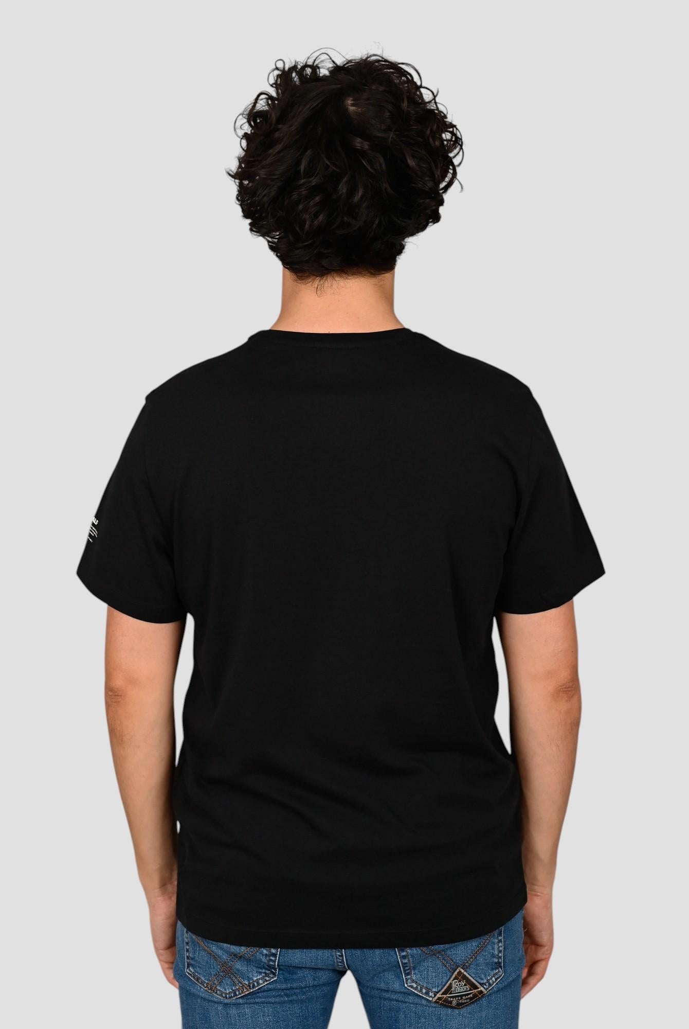 T-shirt nera VENTALF BLACK basic TS VENTALF NEROB ECOALF