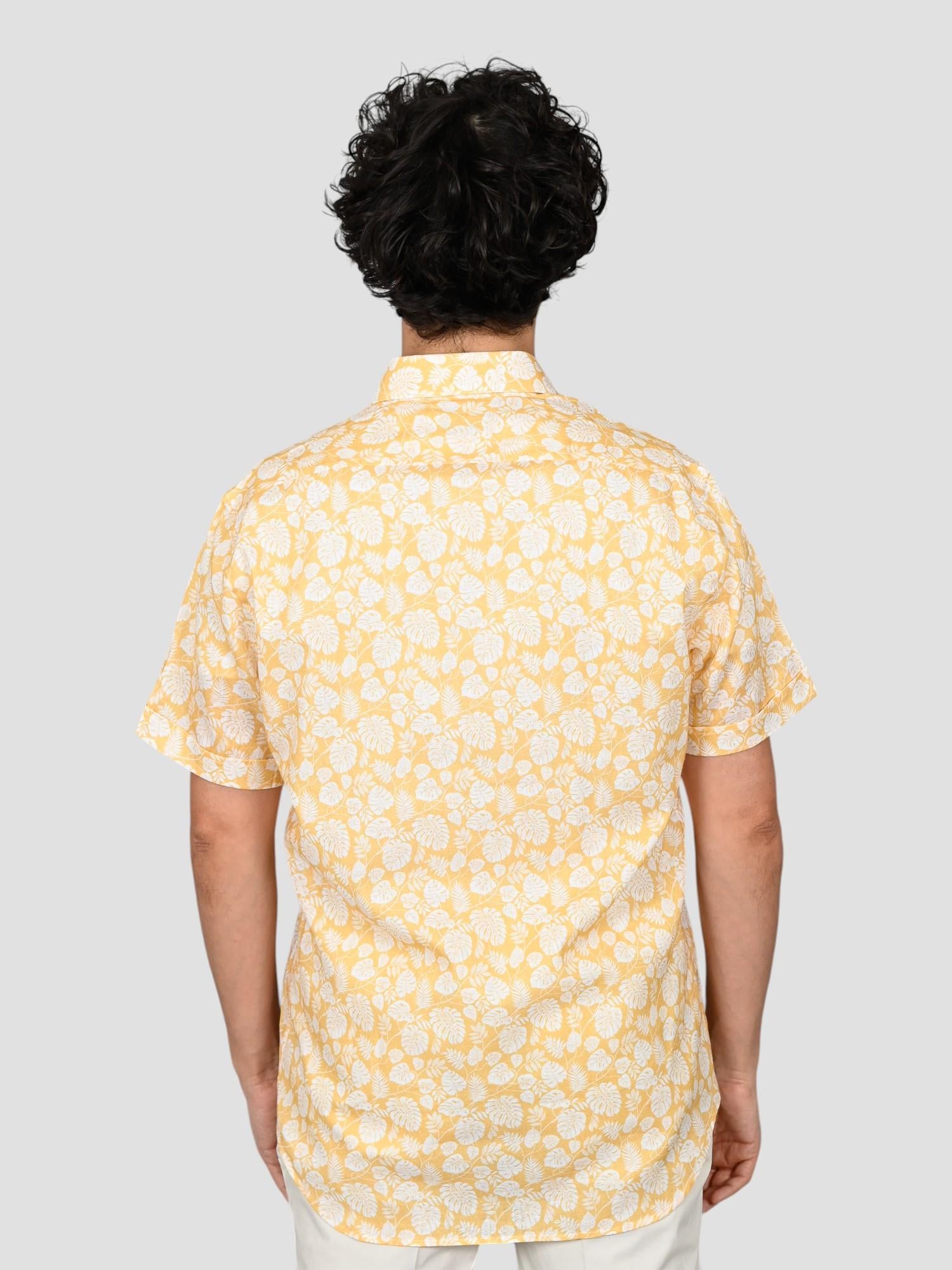 Camicia floreale TA66 8825 gialla TA668825 001 MARCUS