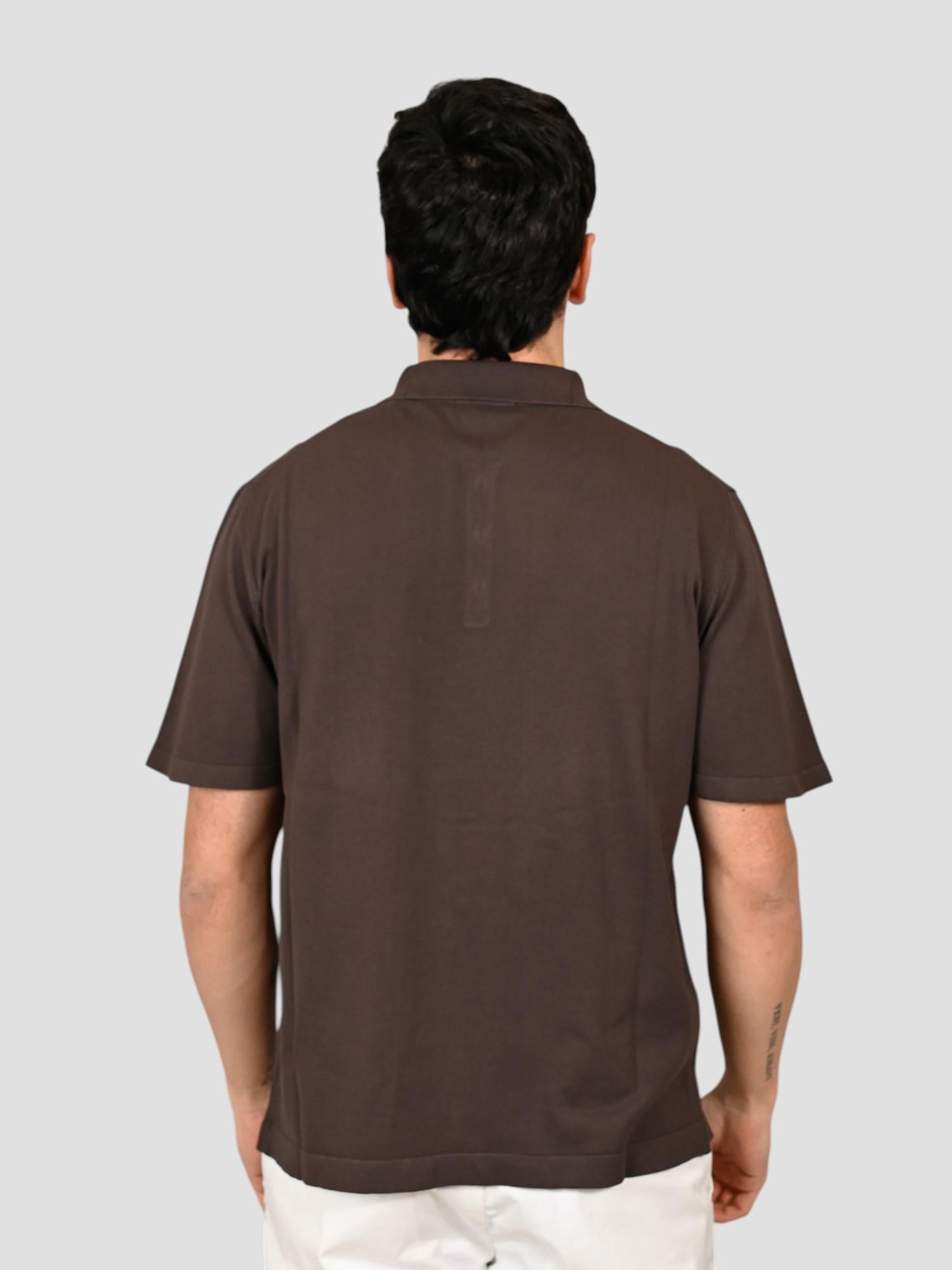 Polo moka WO 0876 WO 0876 0038 WOOL & CO.