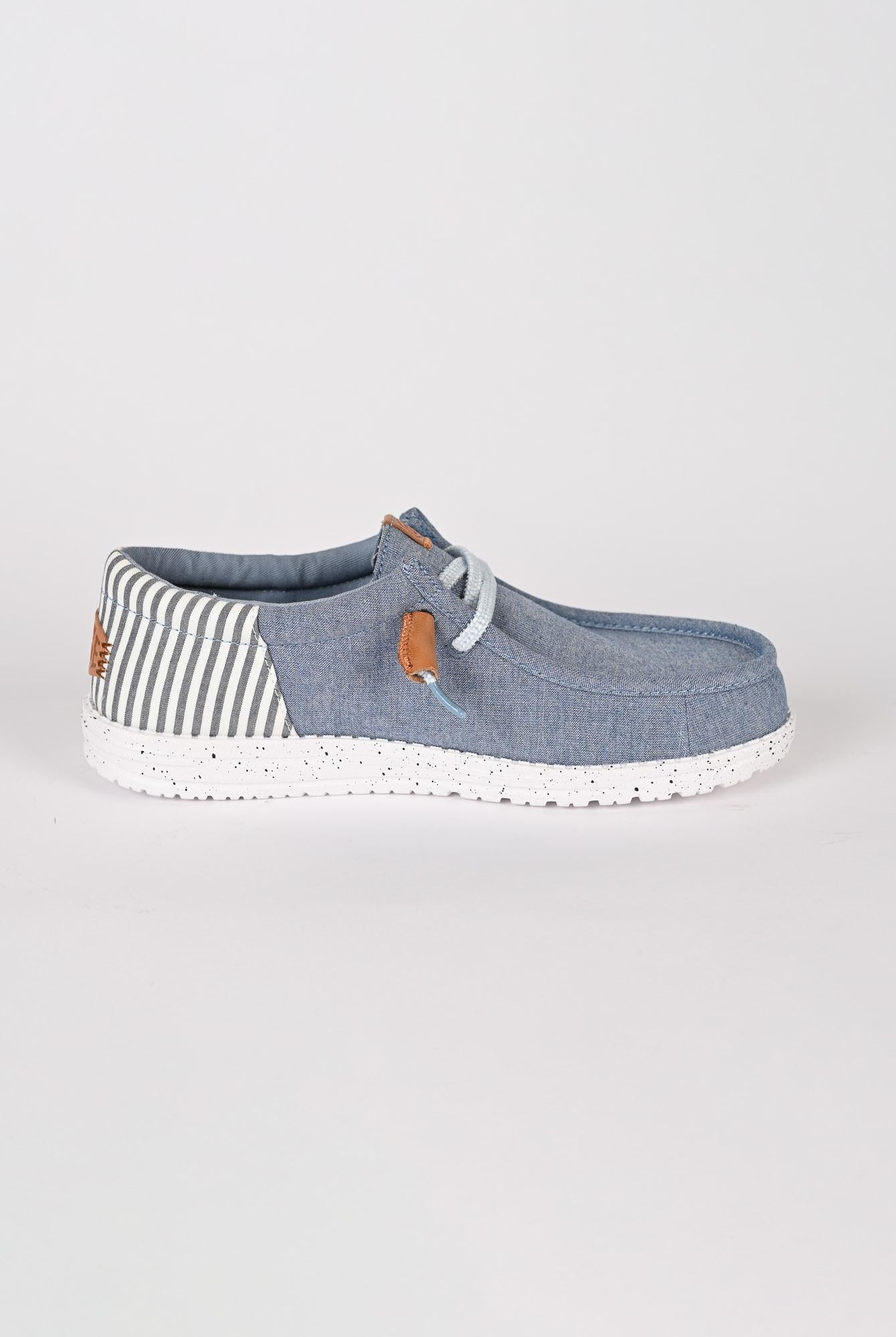 Scarpe leggere WALLY FUNK denim WALLY FUNK NU PREP FADED DENIM HEY DUDE