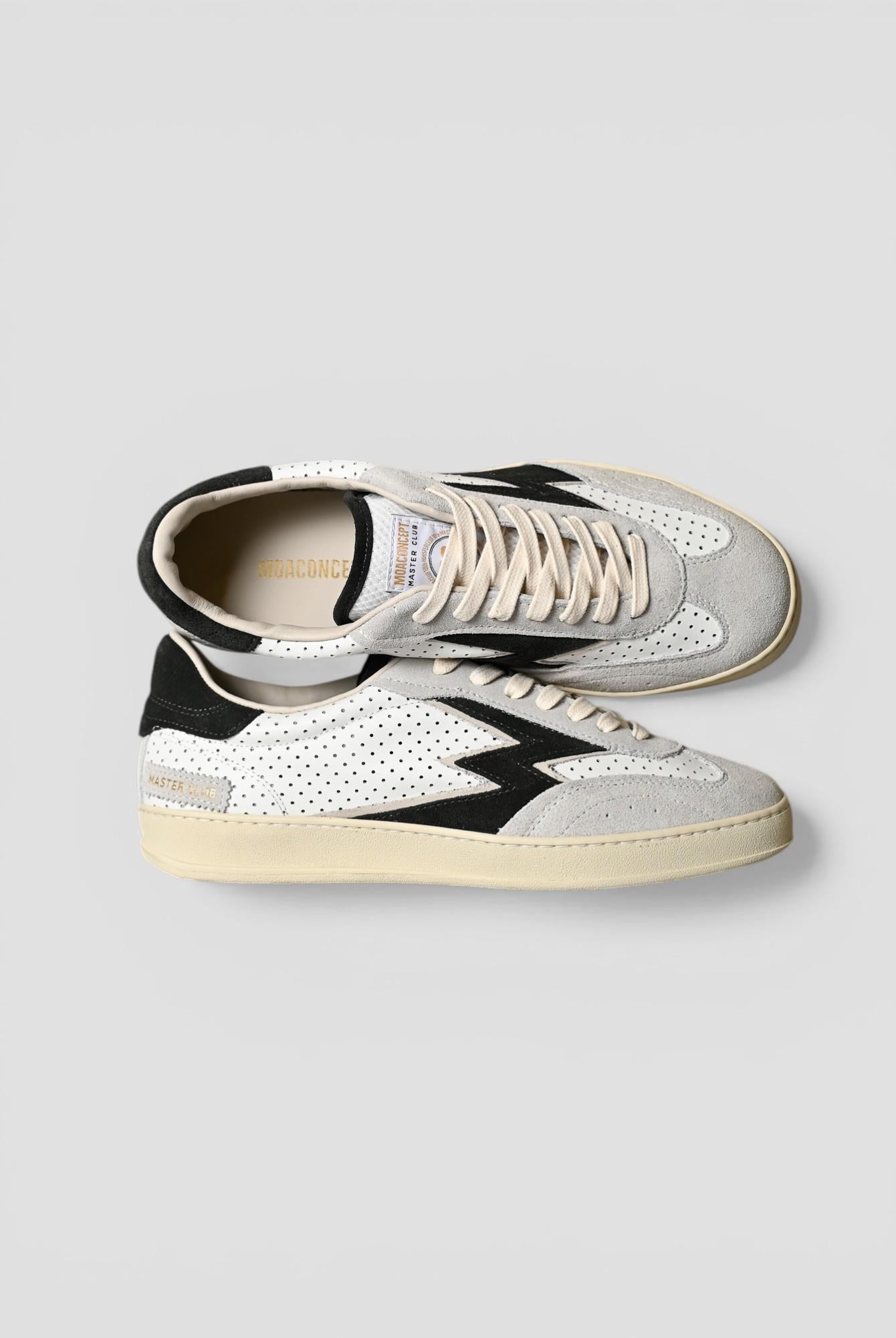 Sneakers CLUB WHITE PIERCED leather MG580MCO1 WHITE MOACONCEPT