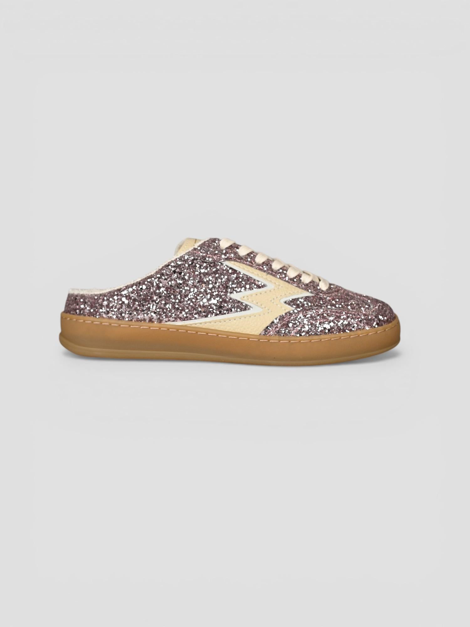 Mule glitter pink CLUB DELUXE butter CM283 PINK GLITTER MOACONCEPT