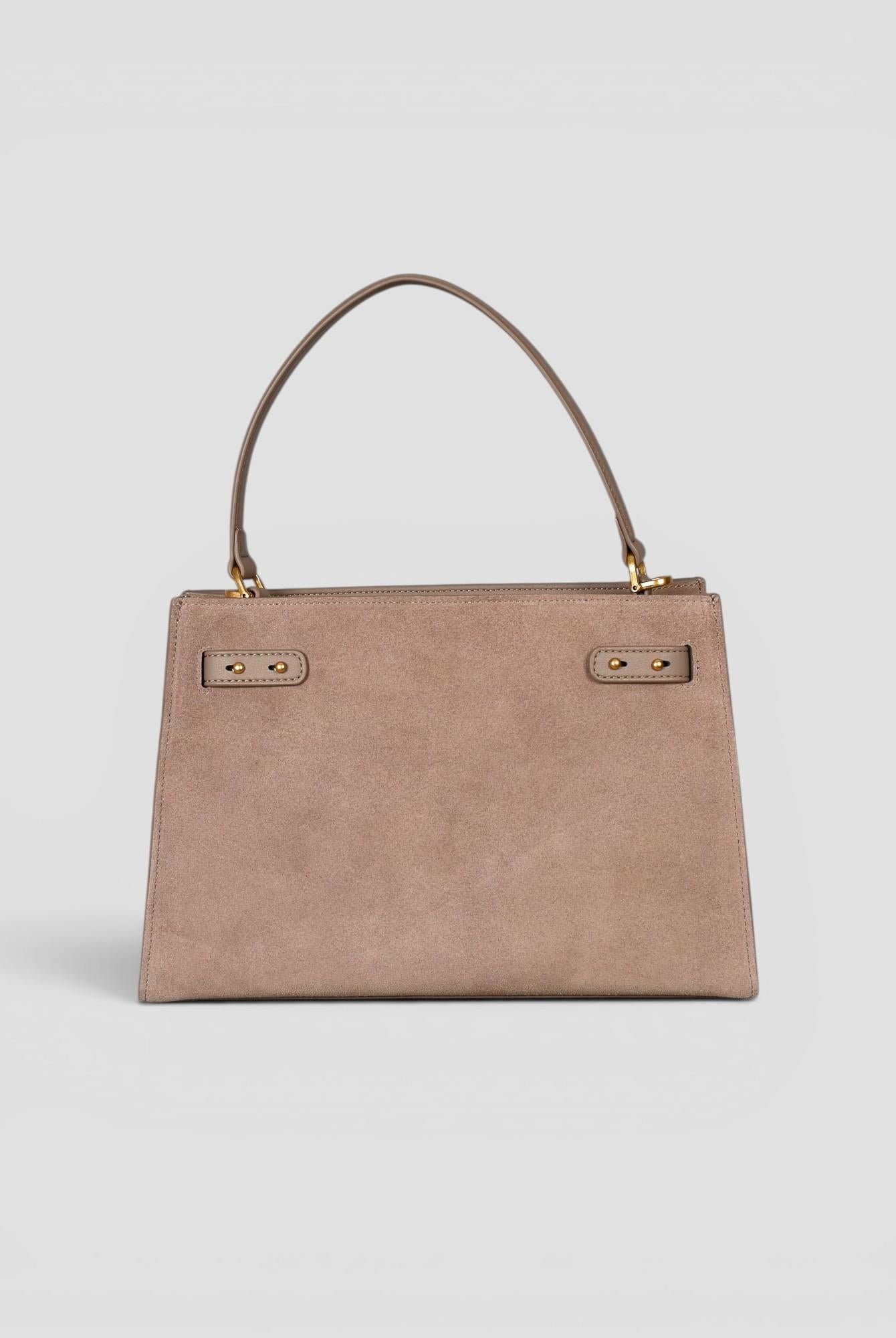 Medium shoulder VALEGRO suede sand N61-DM-27 SAND NO:RAE