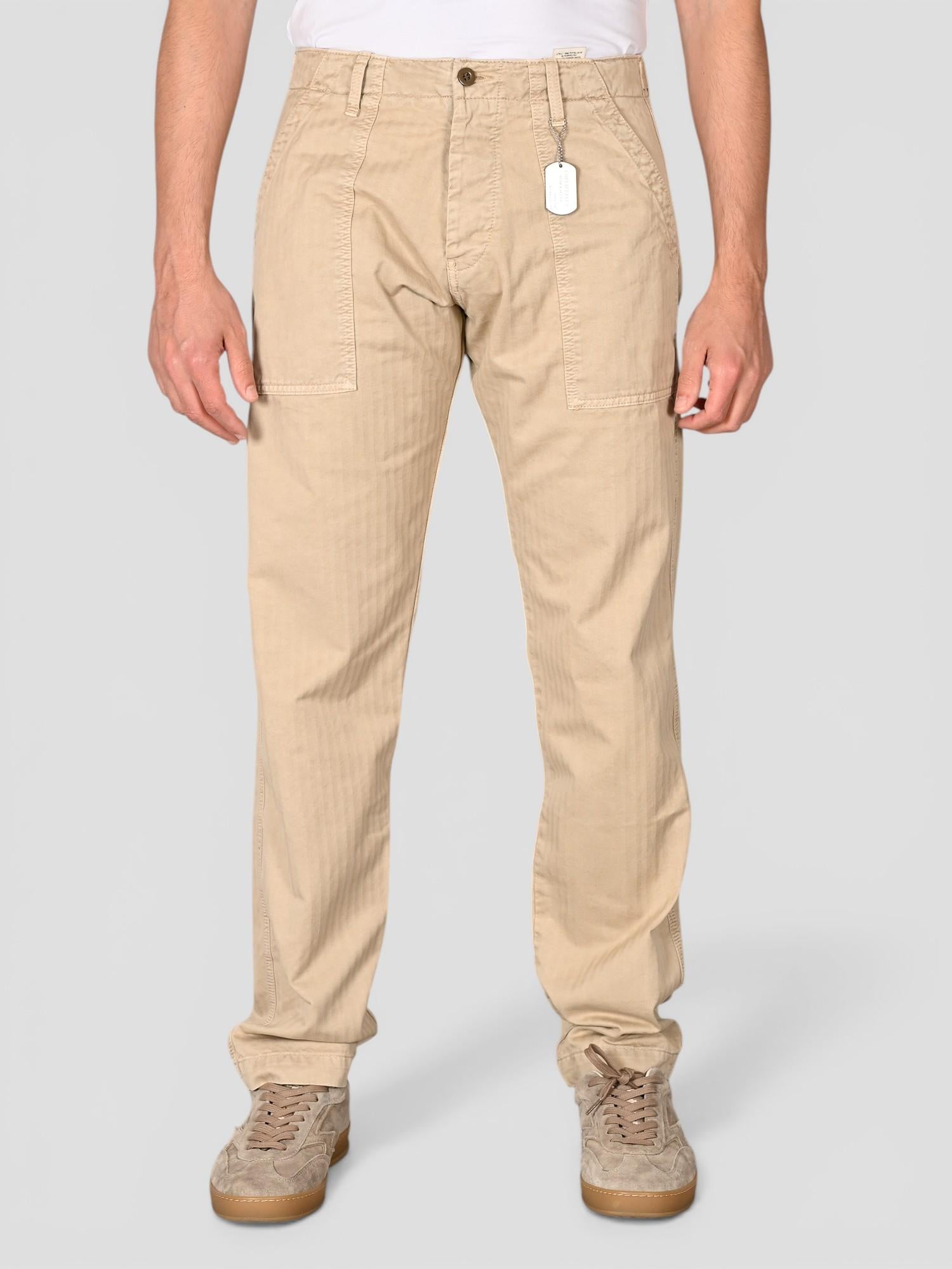Pantalone sand FATIGUE HERRINGBONE FATIGUE HBT SAND CHESAPEAKE'S