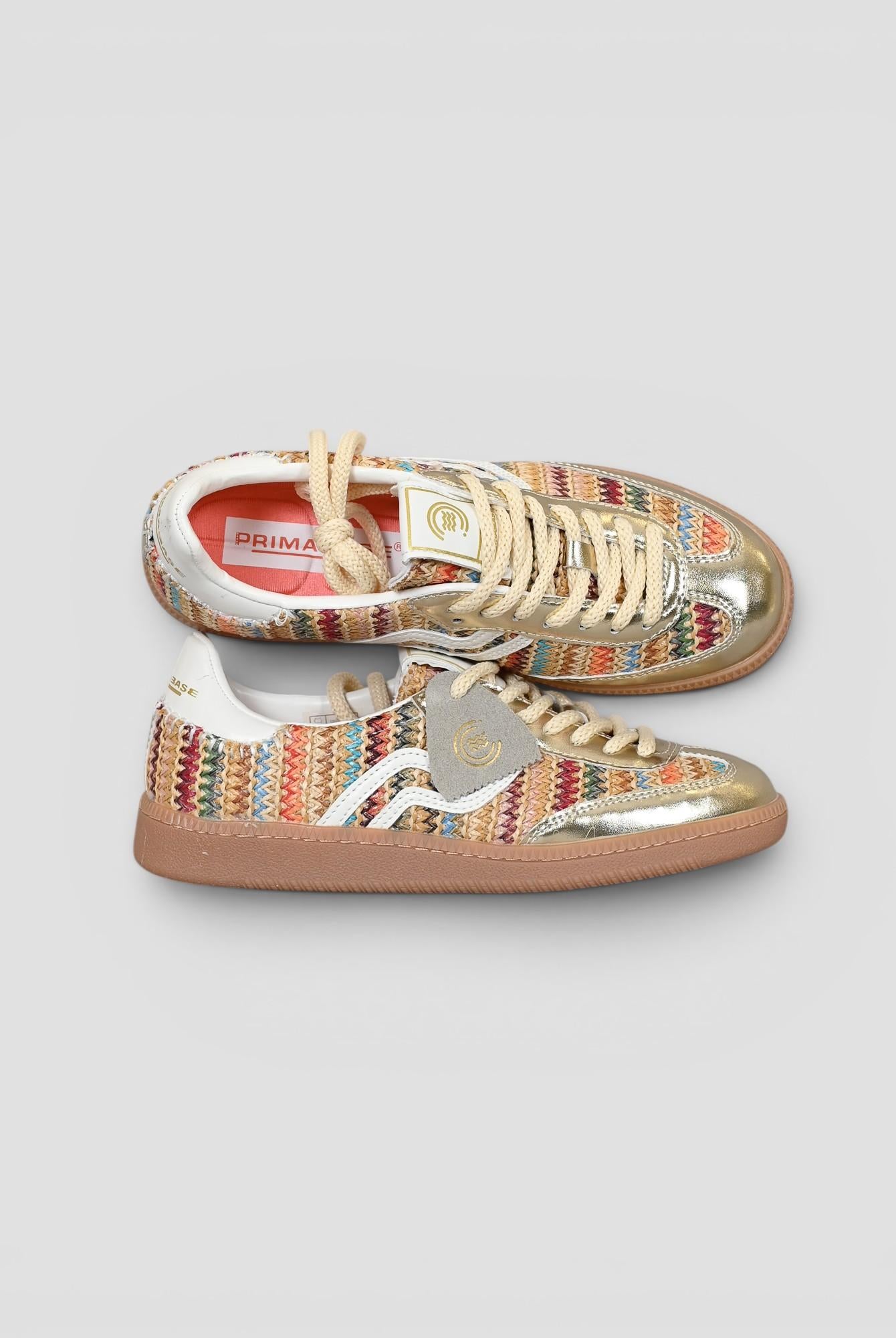 Sneakers raimbow 51563 031 raffia pelle 51563 031 PRIMABASE