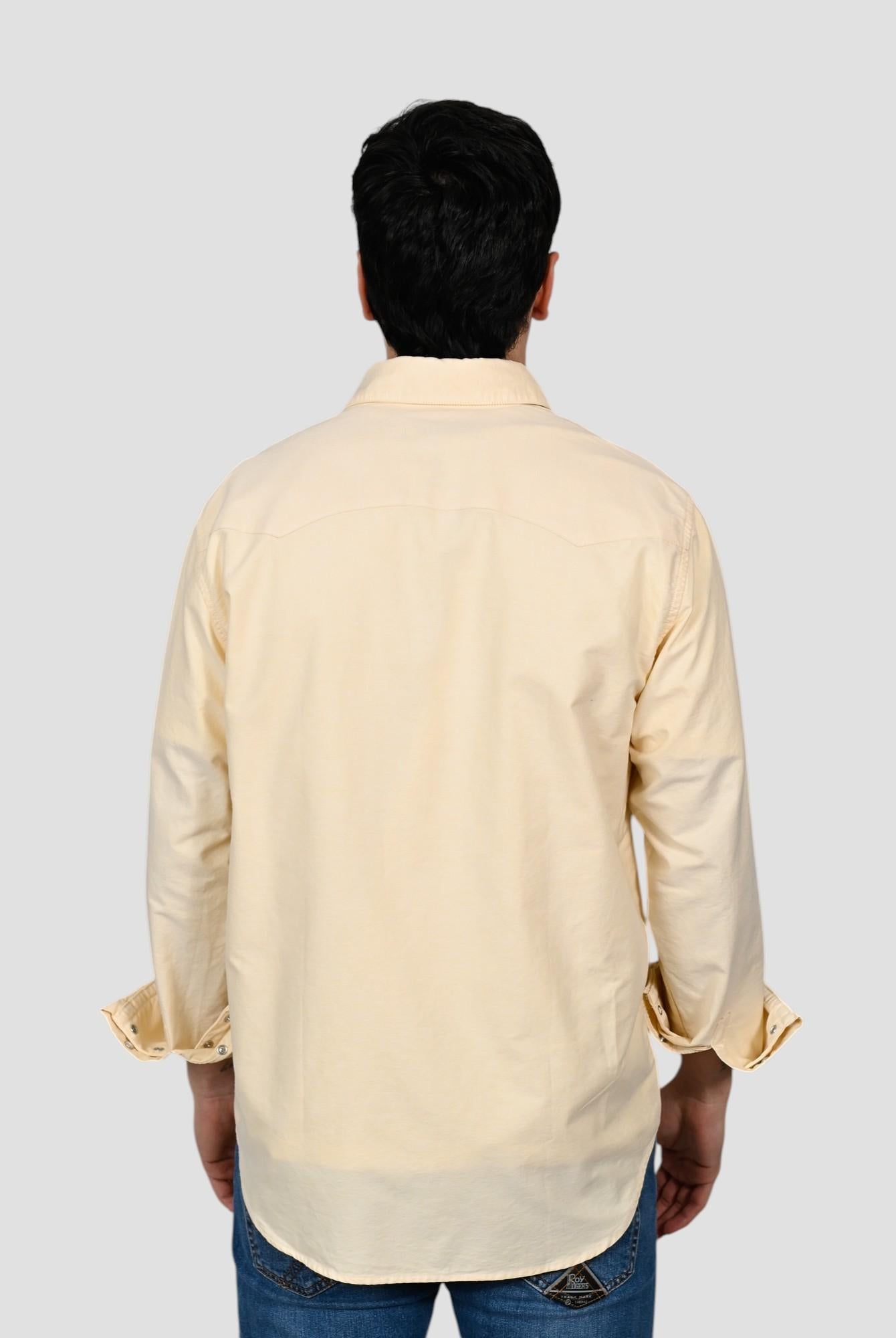 Camicia light yellow WESTERN OXFORD flagstaff WESTERN OXFORD LIGHT YELLOW CHESAPEAKE'S