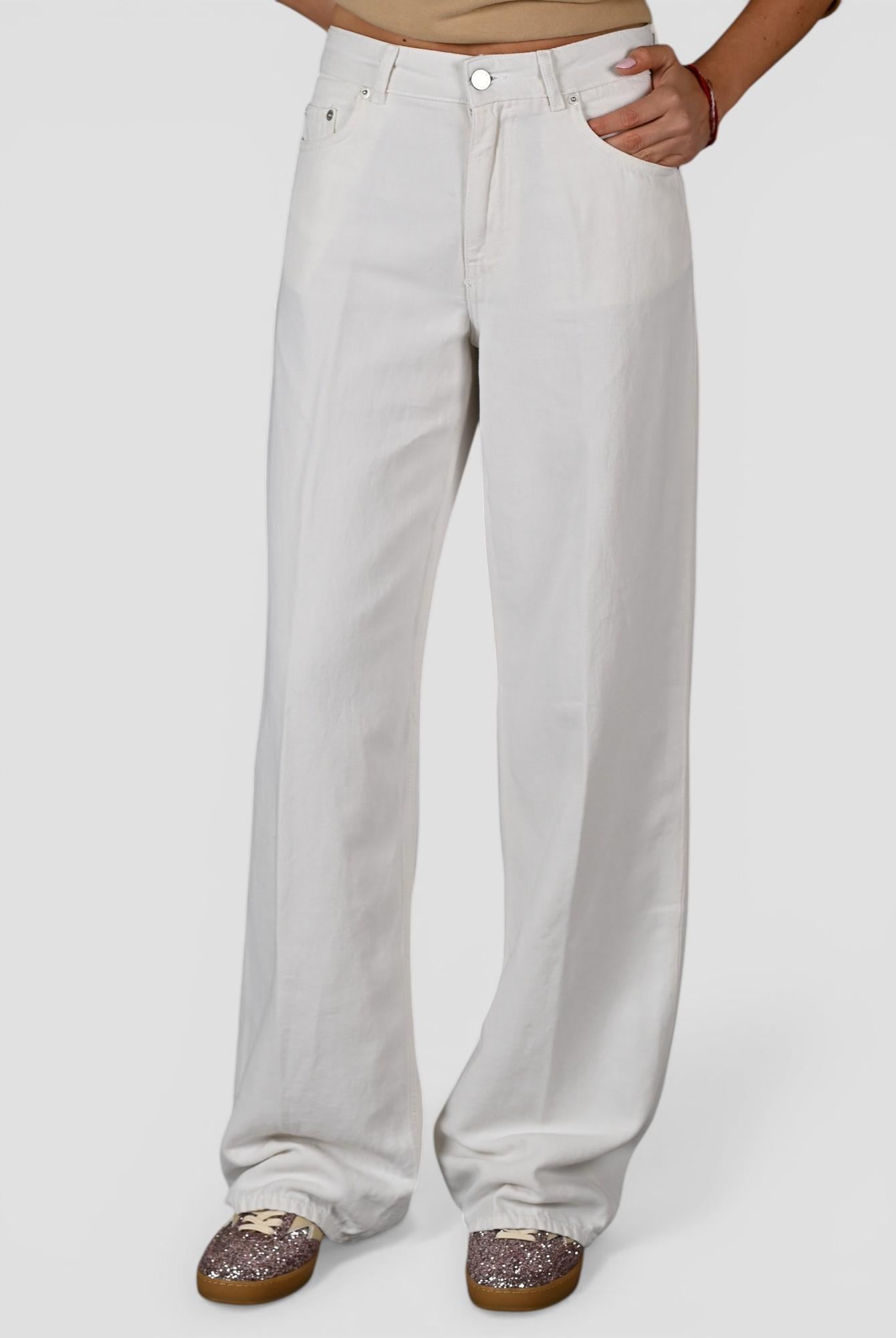 Pantalone burro ANNA 2410 wide leg ANNA 2410C0184 T0001 SIVIGLIA