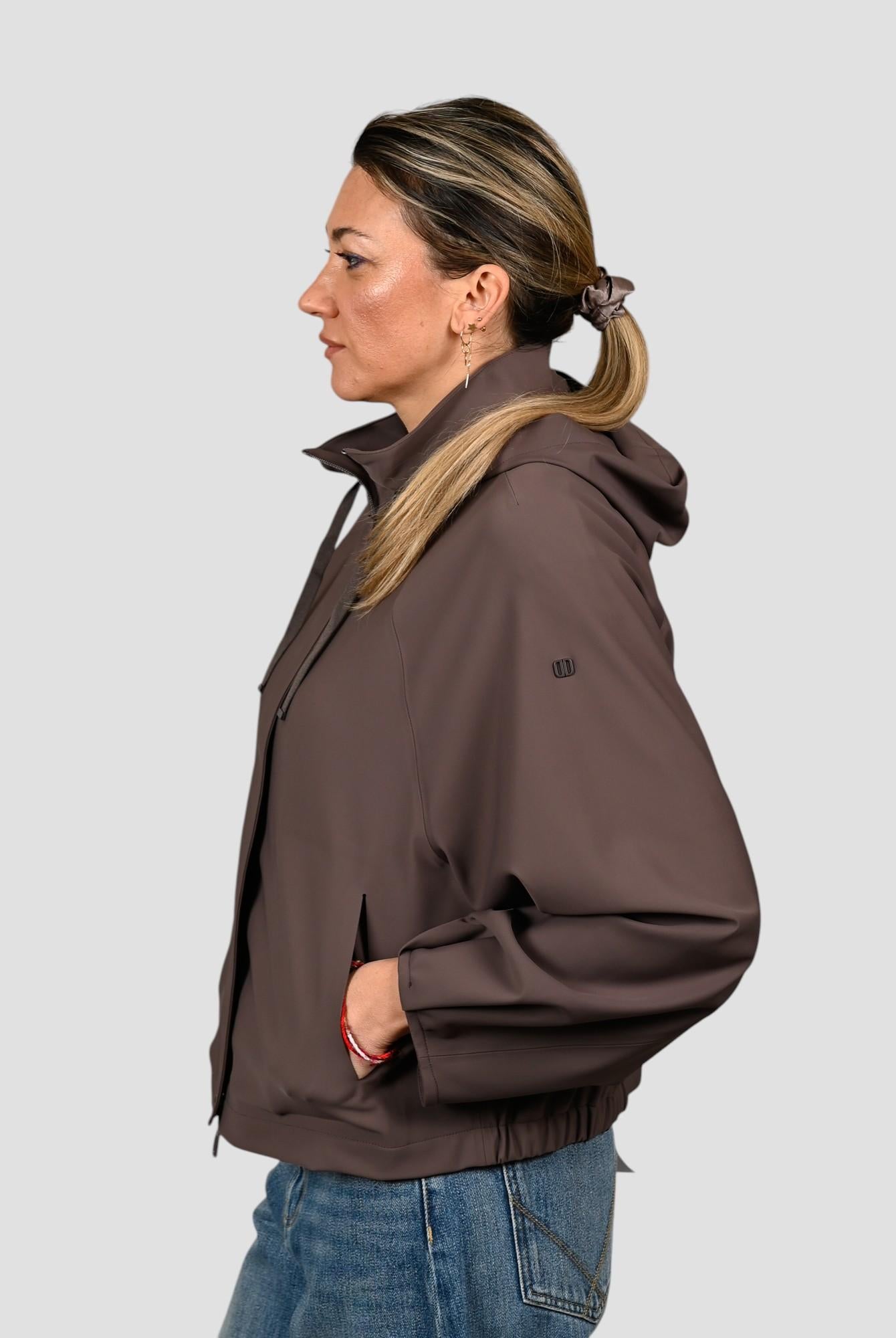 Giacca corta CLOVE marrone caffè CLOVE MARRONE CAFFE DUNO