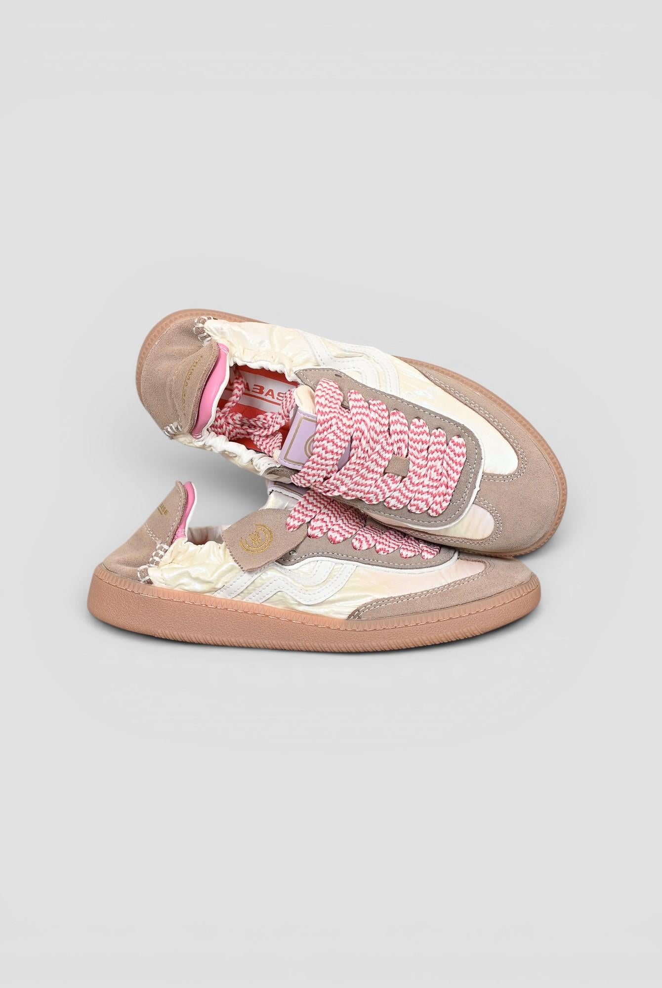 Sneakers bianca 51501 023 suede nylon 51501 023 PRIMABASE