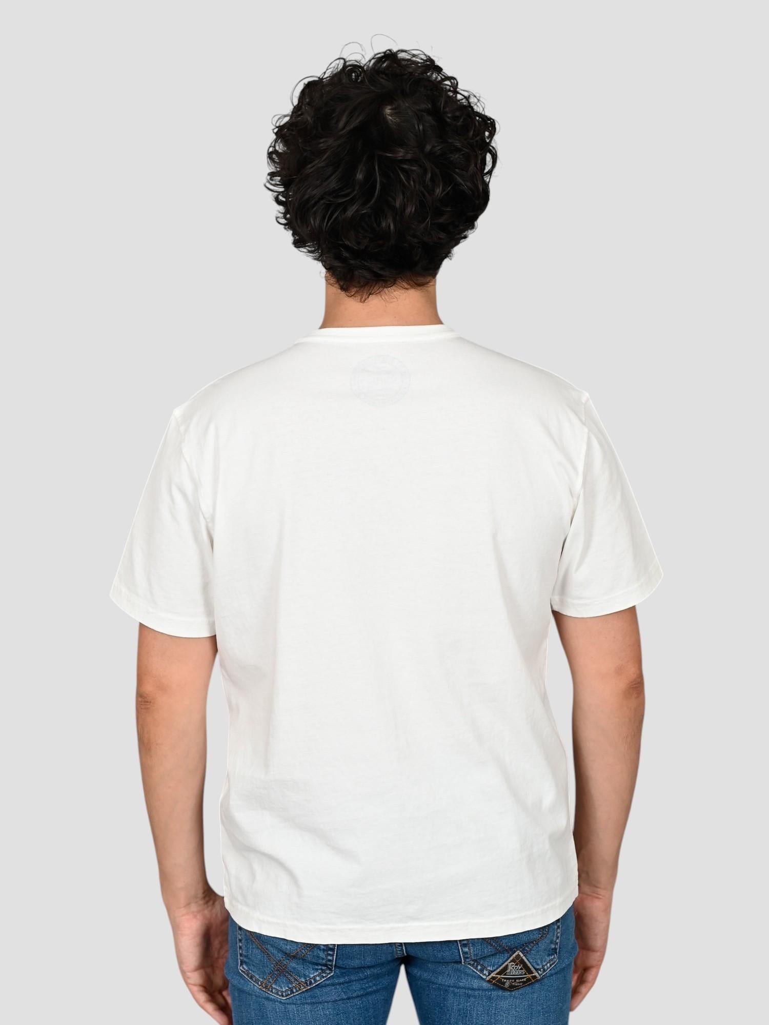 T-shirt off white NEWPORT POCKET NEWPORT 704 OFF WHITE CHESAPEAKE'S