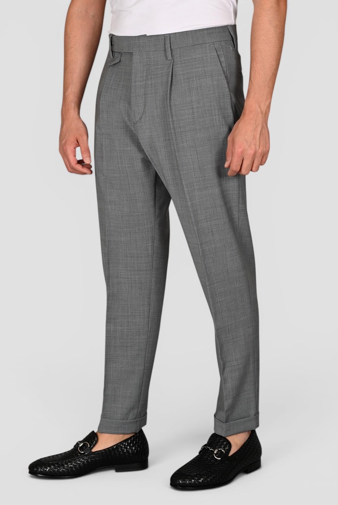 Pantalone grigio GABRIELT 244 FRESCO LANA FRANCESCOT244 GRIGIO VANDOM