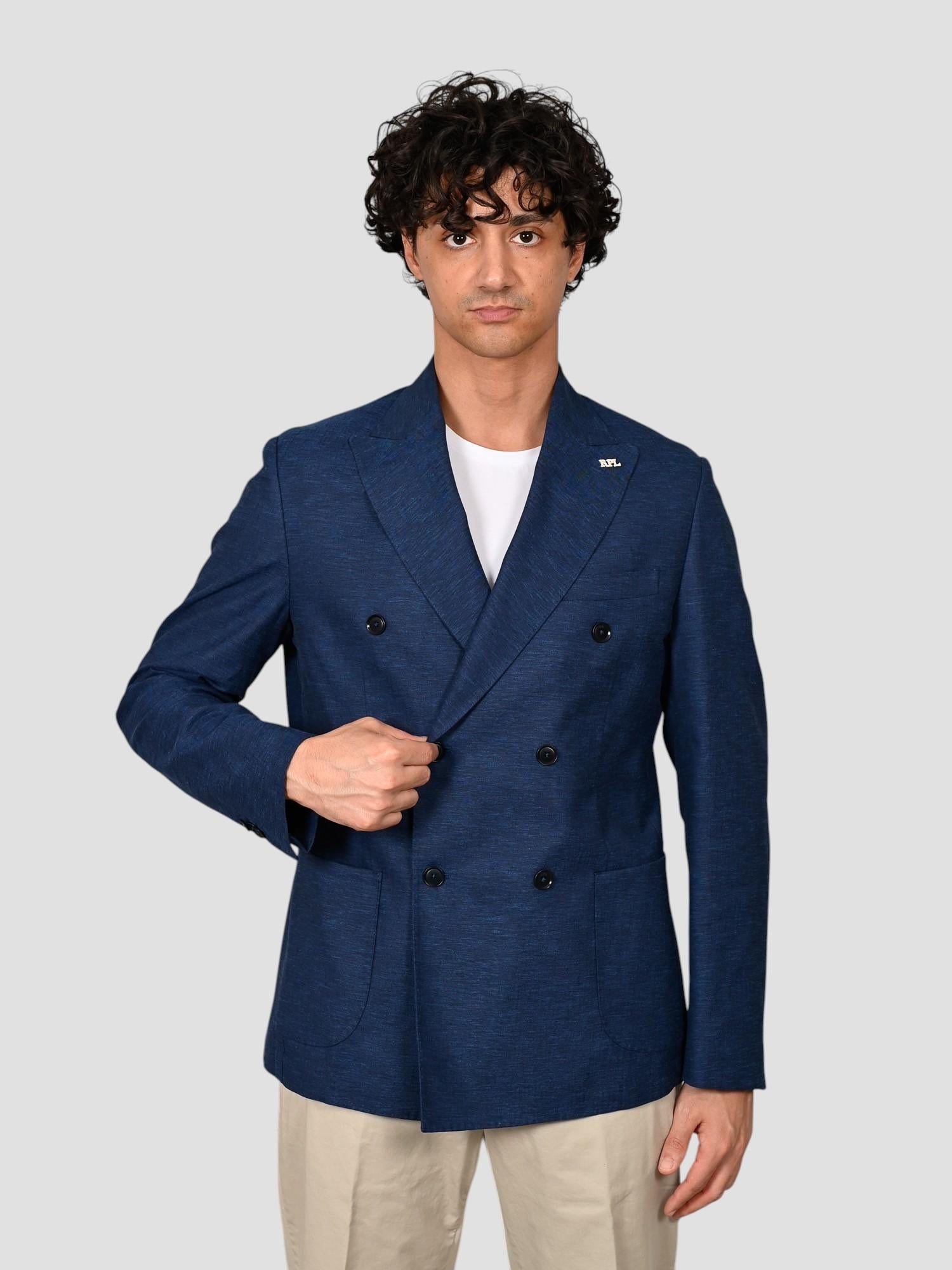 Blazer doppiopetto G22 BOA blu fiammato G22 BOA BLU RPL