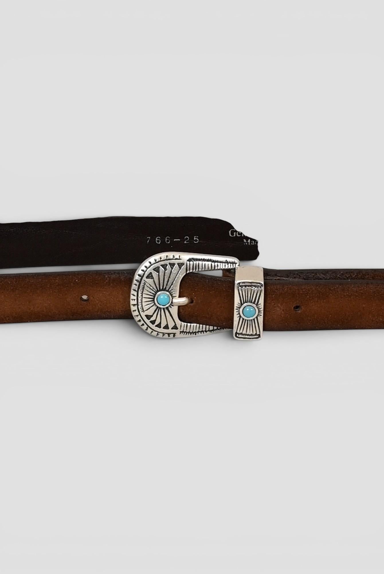 Cintura western SUEDE BRUCIATO 766/25 BRUCIATO ALBERTO LUTI