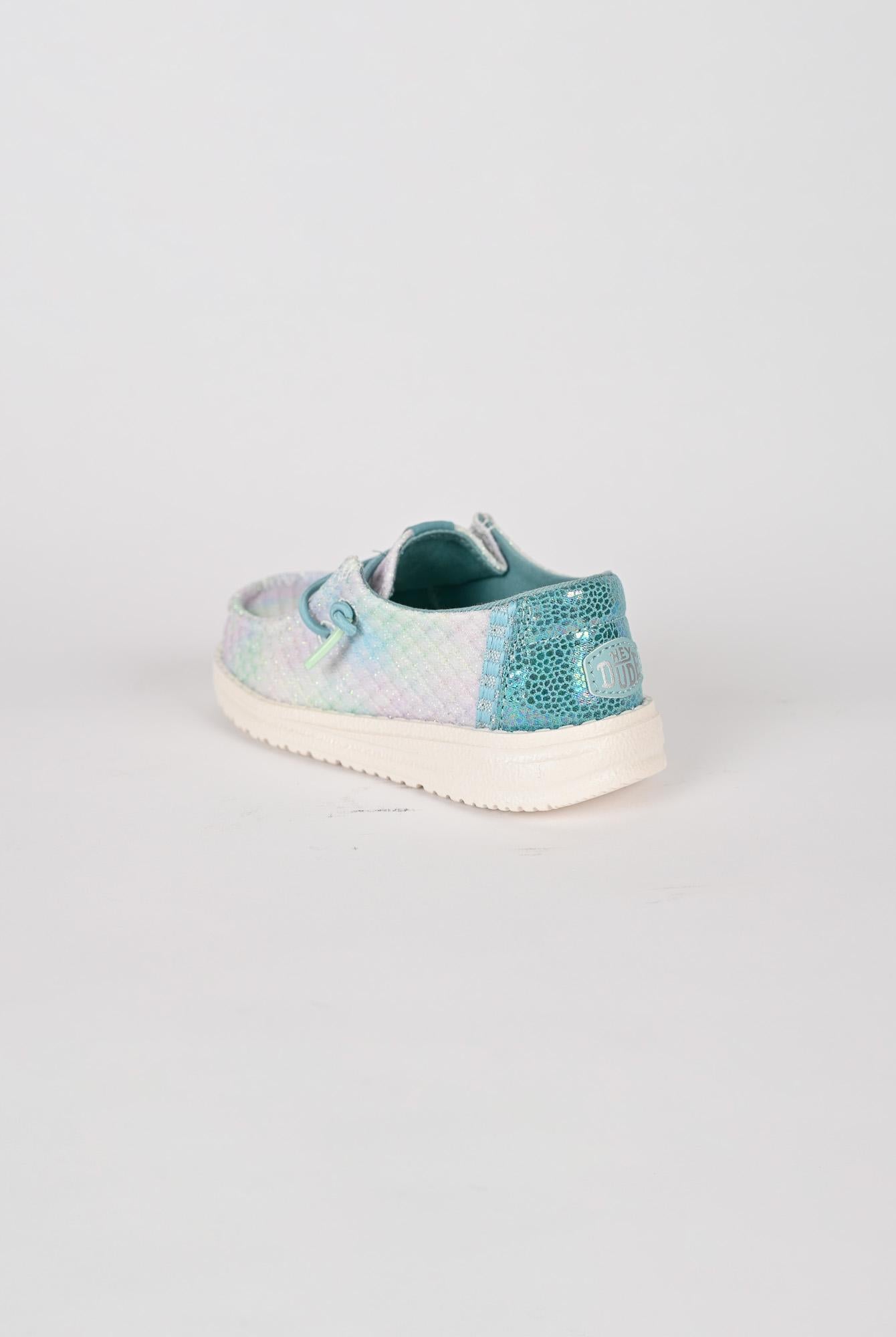 Slip-on baby WENDY MERMAID reef blue WENDY MERMAID REEF BLUE HEY DUDE