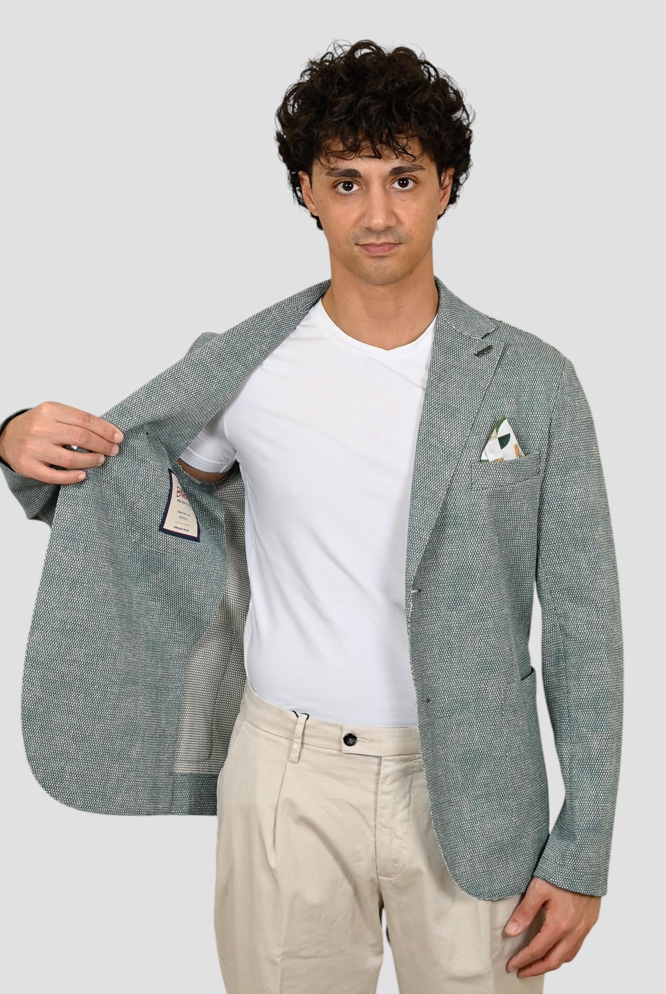 Giacca monopetto EASYX585 GOCCIA lavorazione maglia EASYX585 GOCCIA BOB