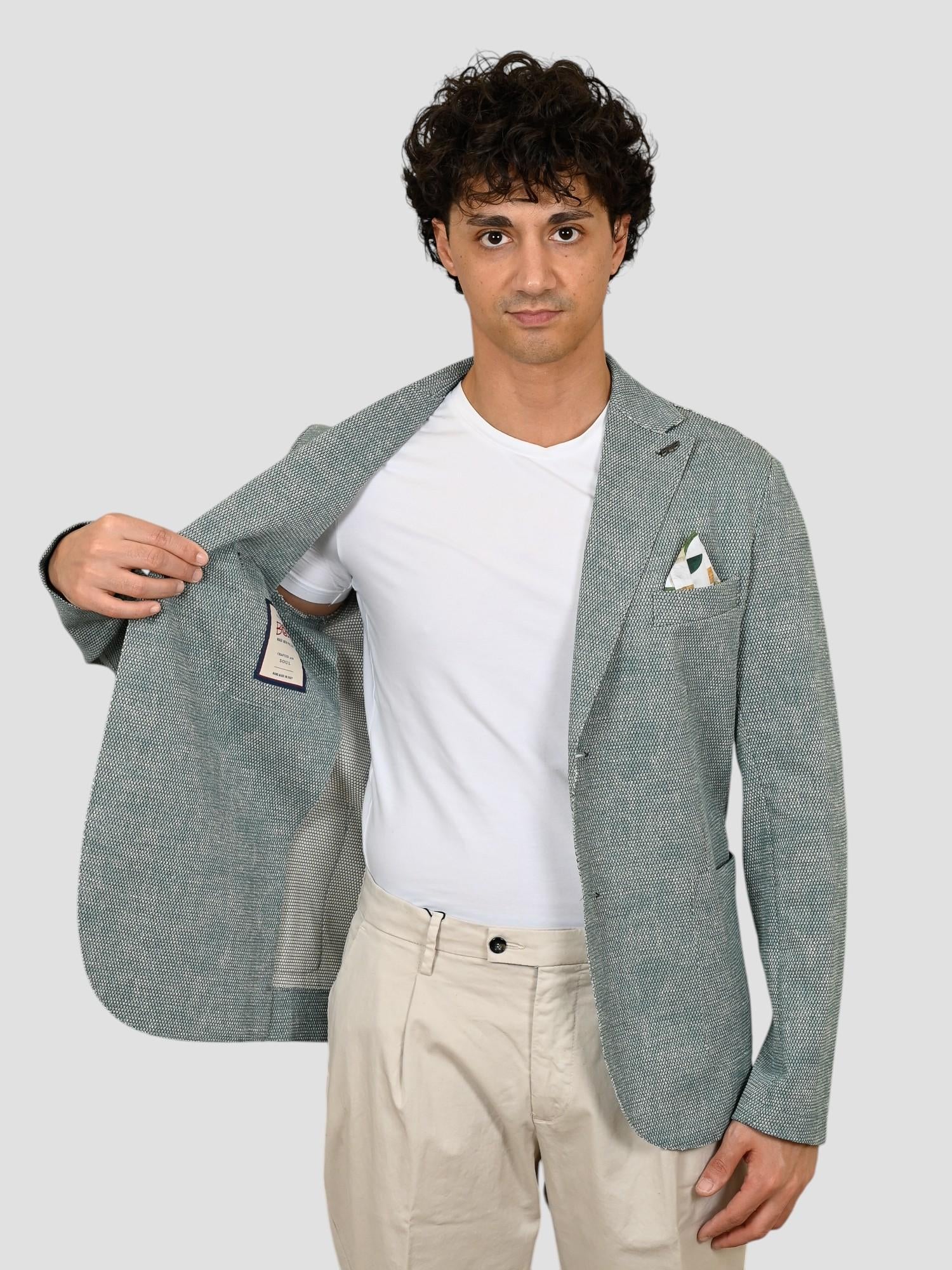 Giacca monopetto EASYX585 GOCCIA lavorazione maglia EASYX585 GOCCIA BOB