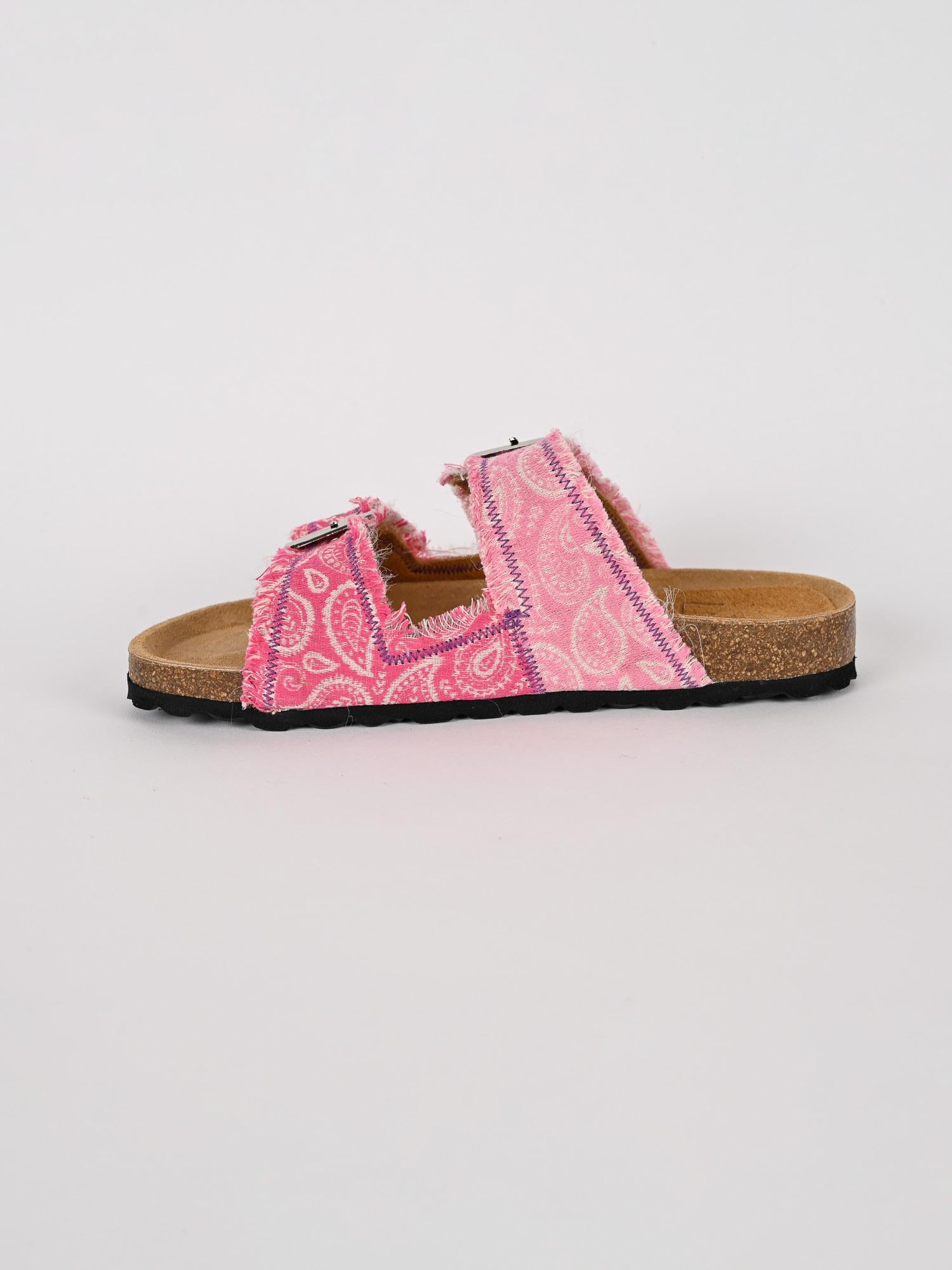 Sandalo donna JURERE bandana fuxia JURERÈ FUXIA LAGOA
