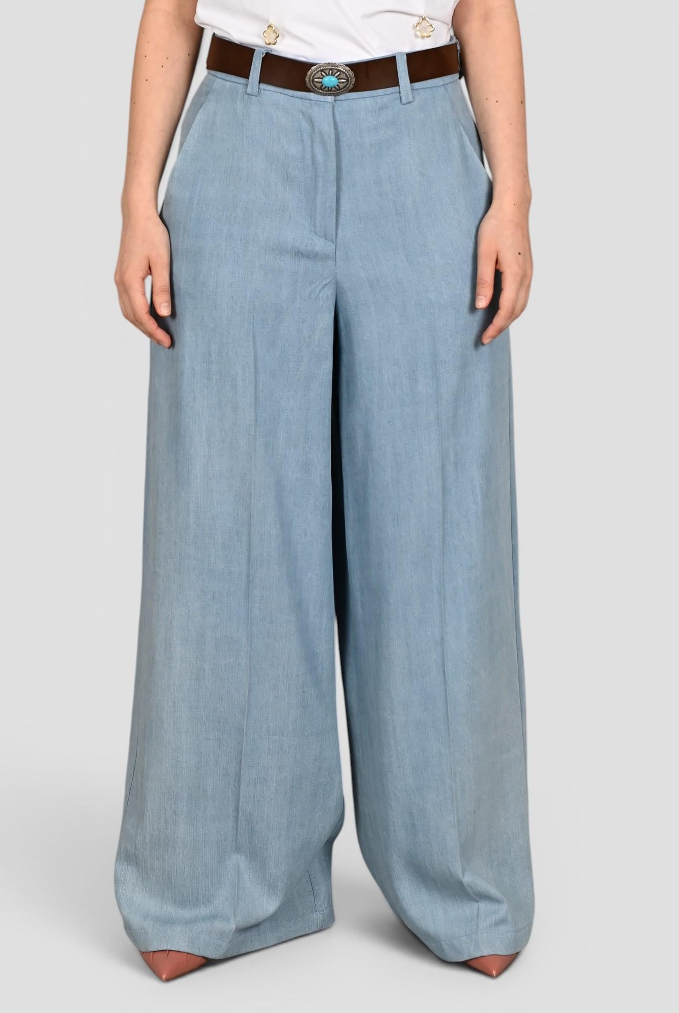 Pantalone denim S25P564 chambray chiaro S25P564 CHIARO TENSIONE IN