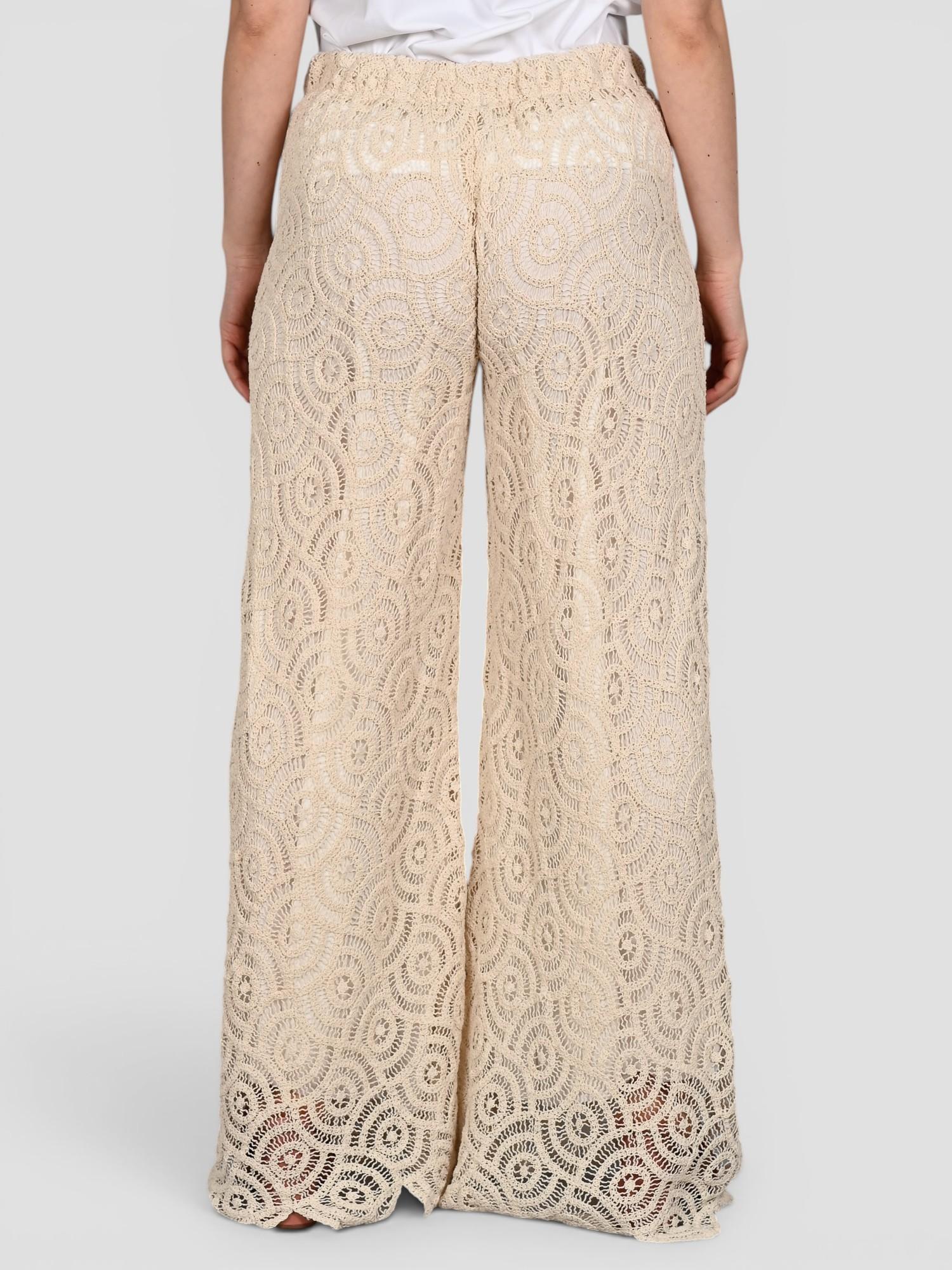 Pantalone pizzo S25P865 con coulisse S25P865 FLOREALE TENSIONE IN
