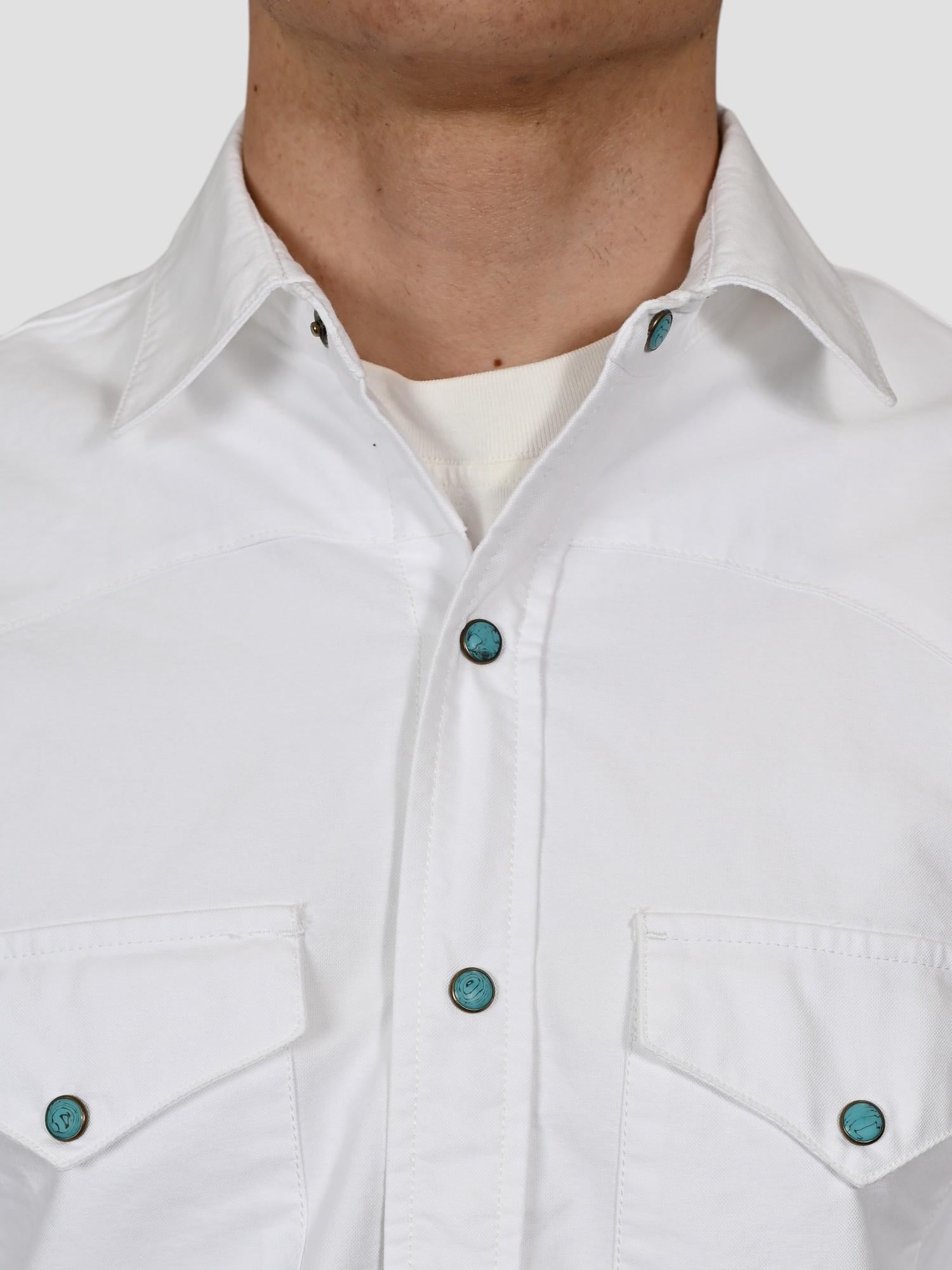 Camicia bianca WESTERN OXFORD flagstaff WESTERN OXFORD WHITE CHESAPEAKE'S