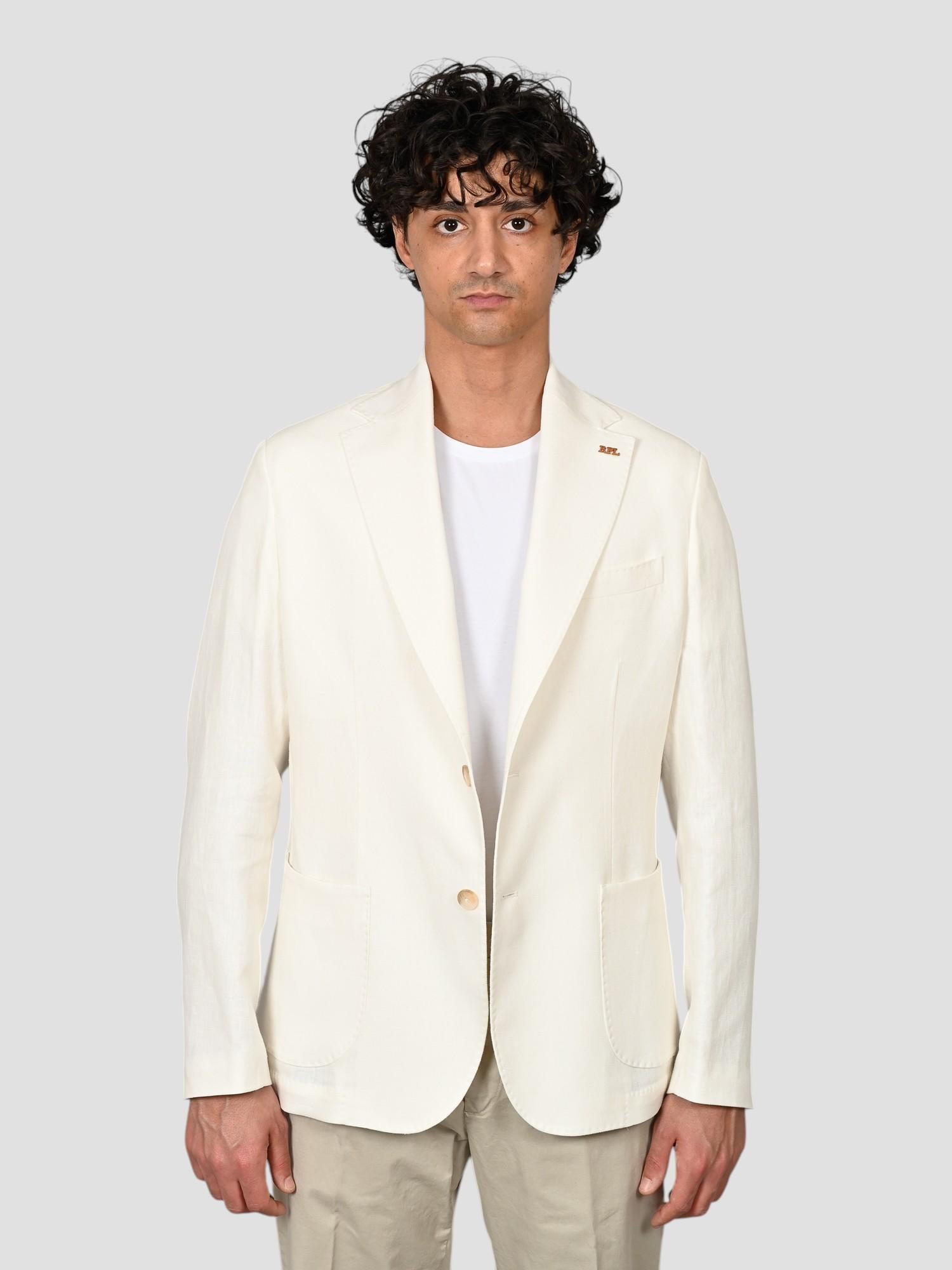 Blazer bianco G13/1 RZ0 blend linen G13/1 RZ0 BIANCO RPL