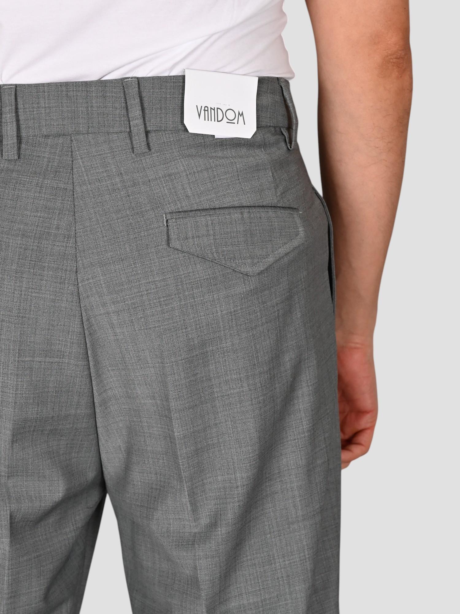Pantalone grigio LUCAT 244 fresco lana LUCAT244 GRIGIO VANDOM